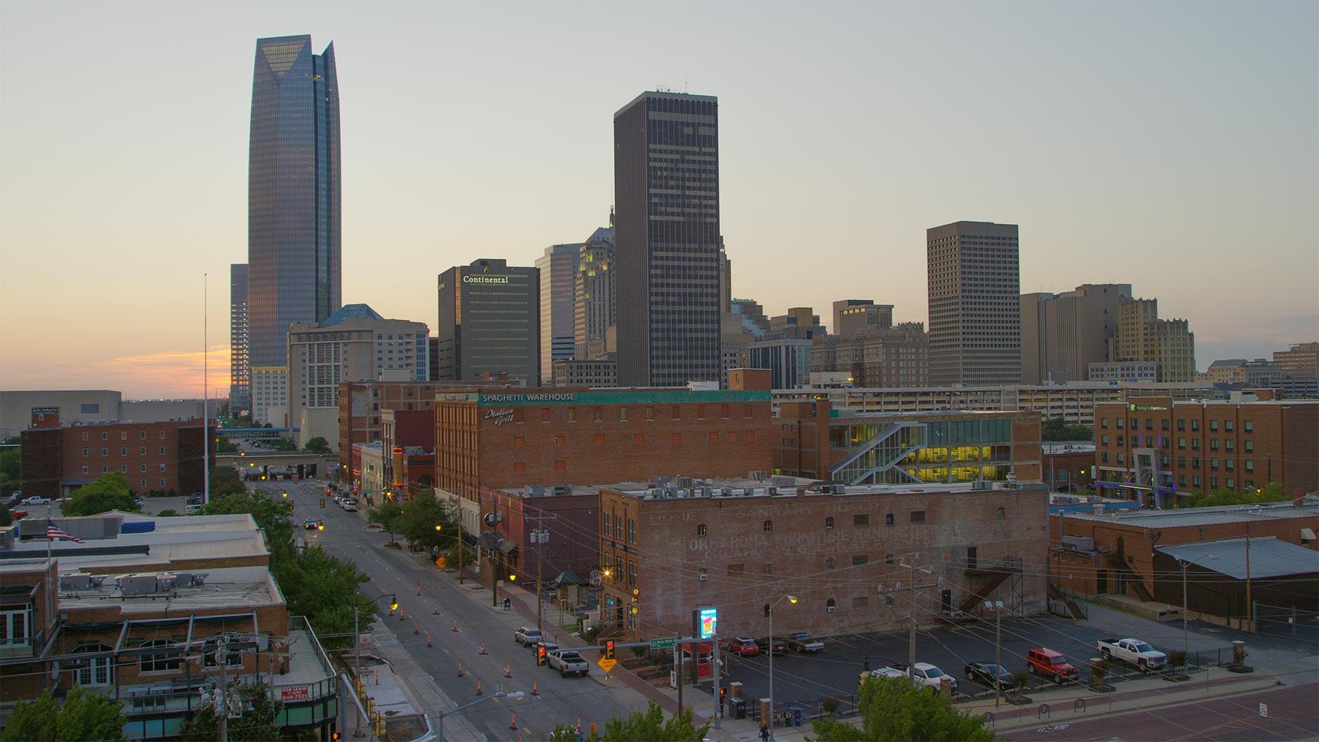 Oklahoma City Skyline, Garver office, Oklahoma City office, Garver, 1920x1080 Full HD Desktop