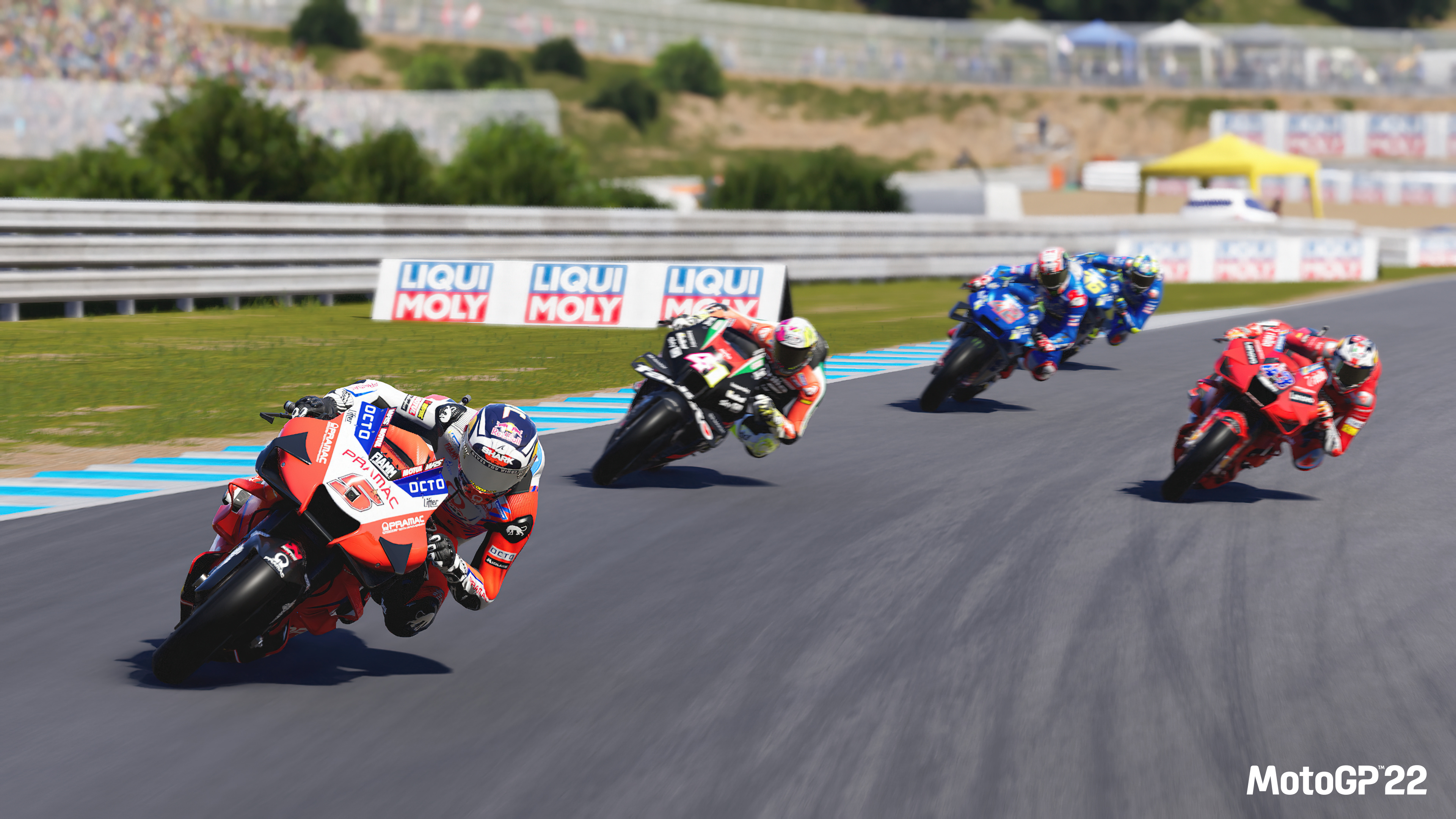 MotoGP 22, Pramac Racing Ducati, Aprilia Racing RS-GP, 4K Desktop wallpaper
