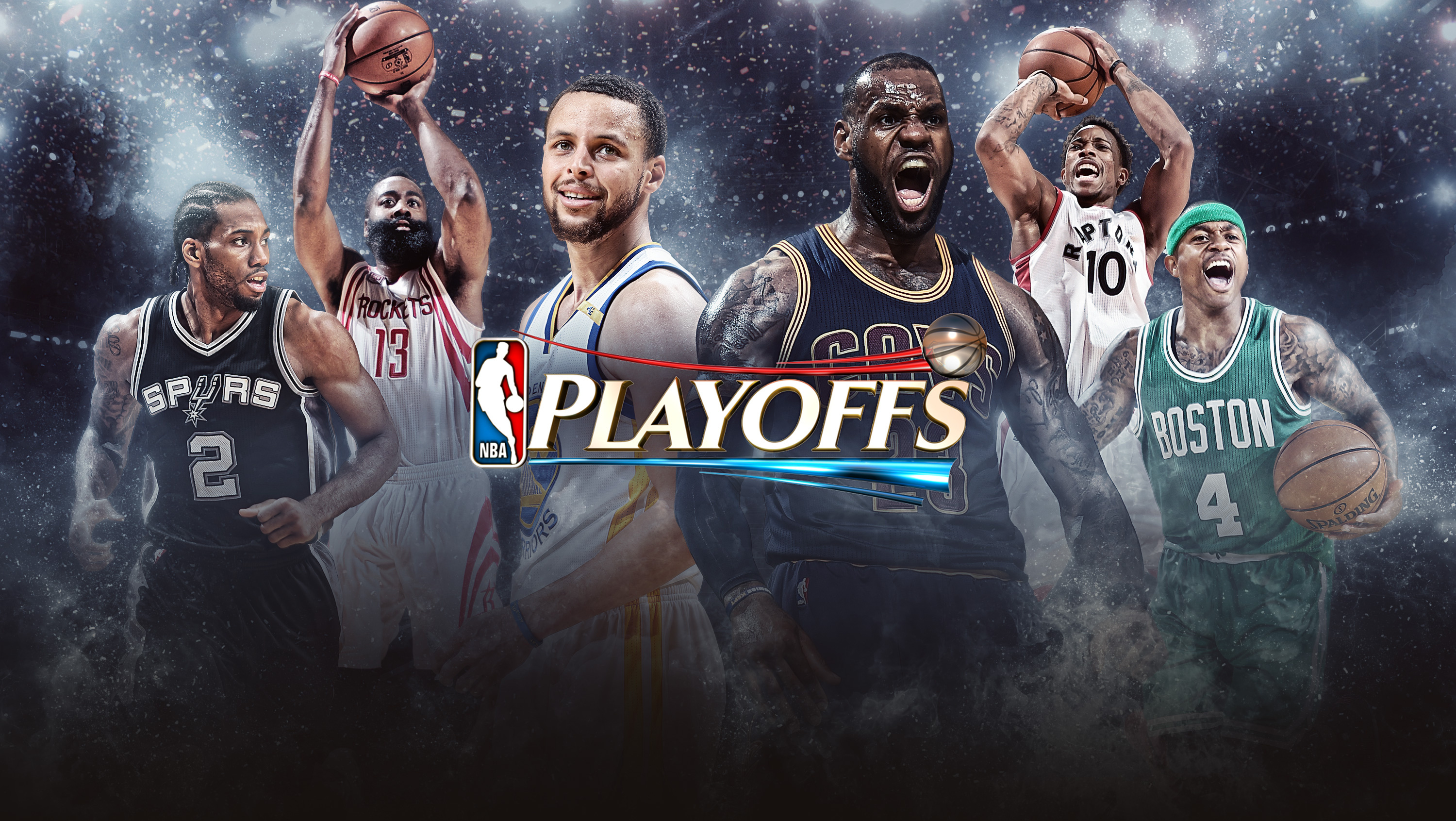 Playoffs stars, NBA Wallpaper, 3000x1700 HD Desktop