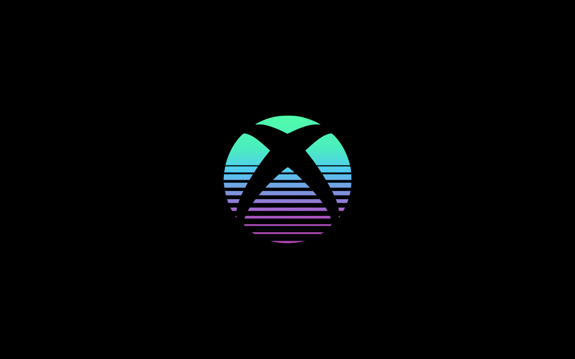 Xbox logo, Black background, Amoled gradient, Technology, 1920x1200 HD Desktop