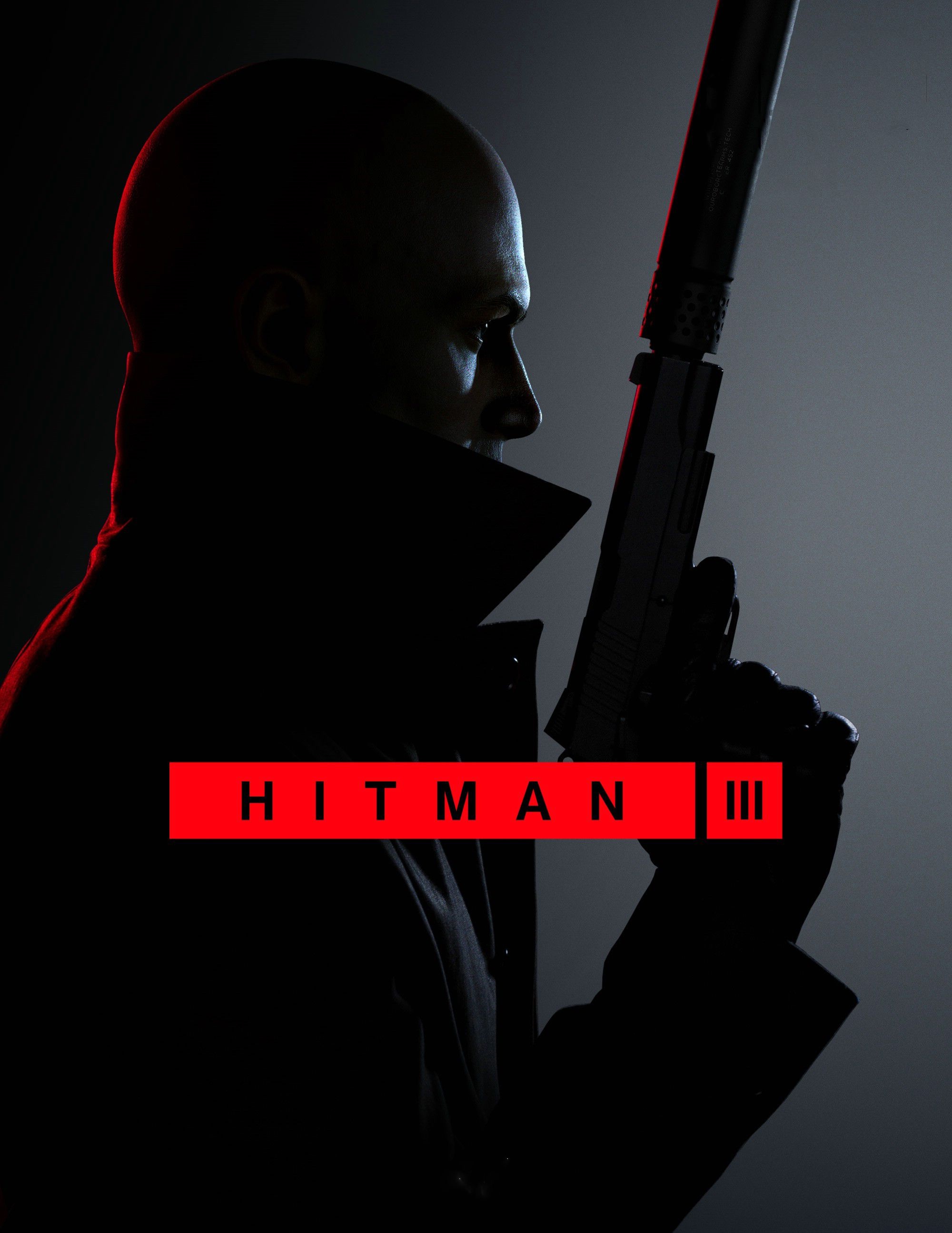 Agent 47, Hitman III logo, Suppressed Silverballer, HD Phone wallpaper