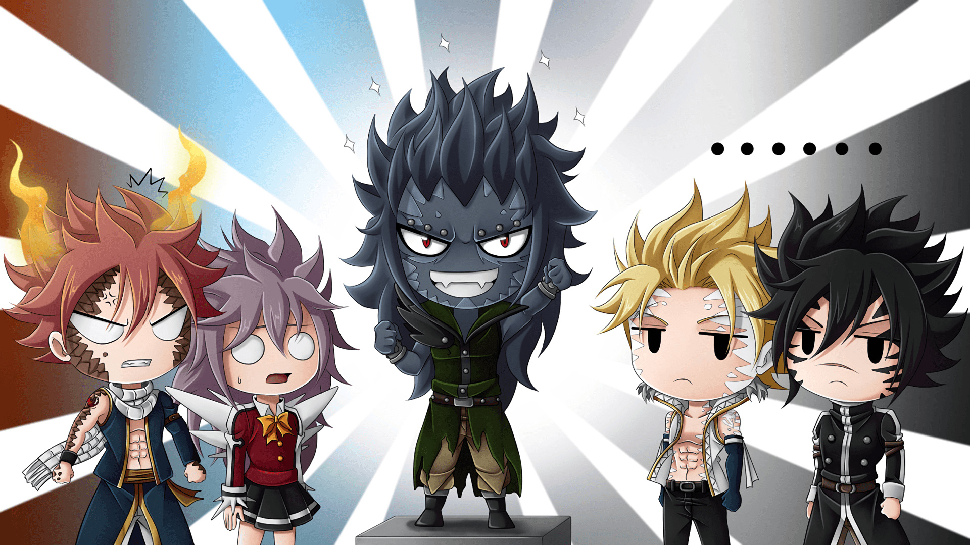 Chibi, Fairy Tail, Rogue character, Fascinating wallpapers, 1920x1080 Full HD Desktop