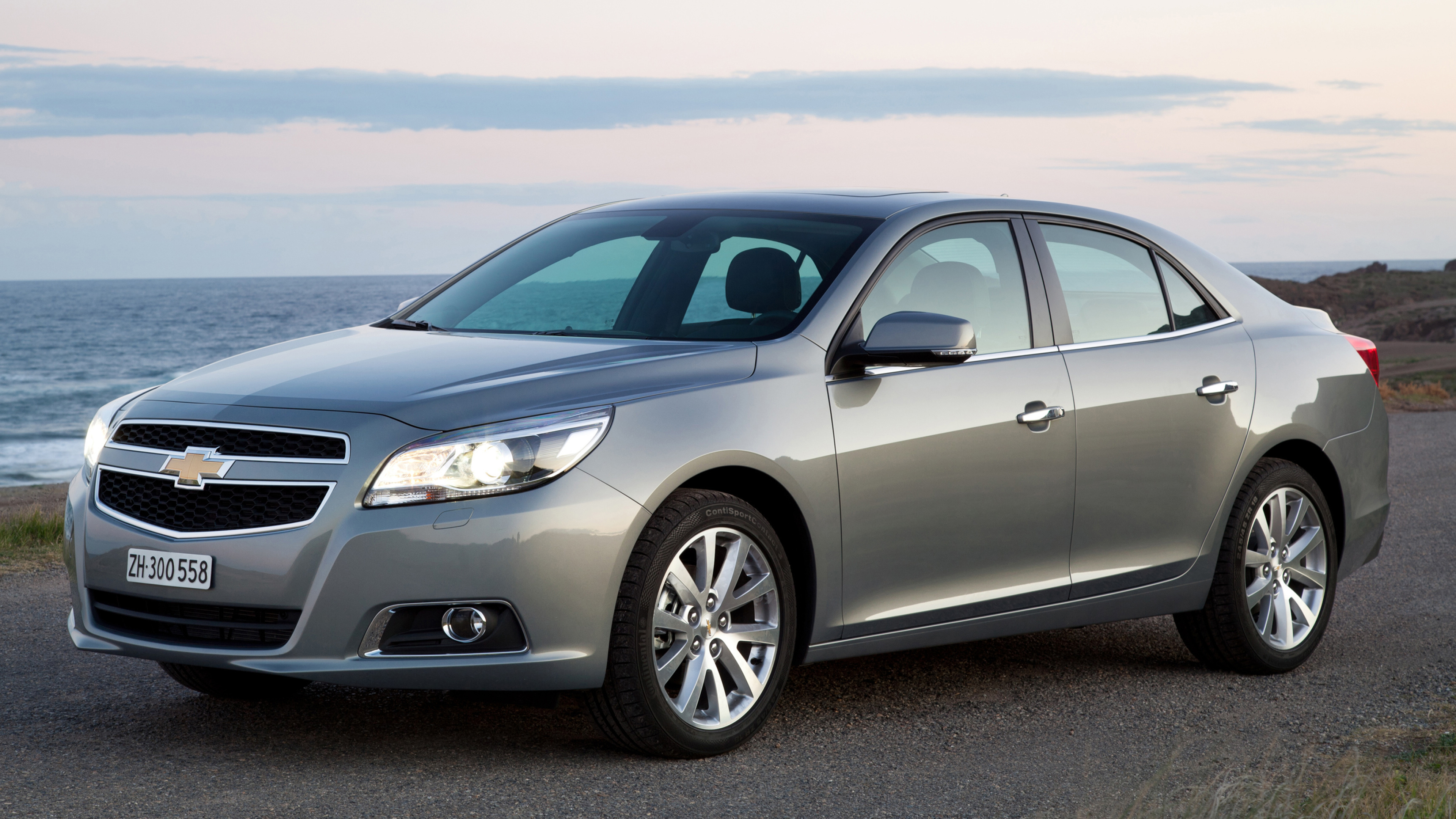 Chevrolet Malibu, Sleek and stylish, Advanced safety features, Dynamic performance, 3840x2160 4K Desktop