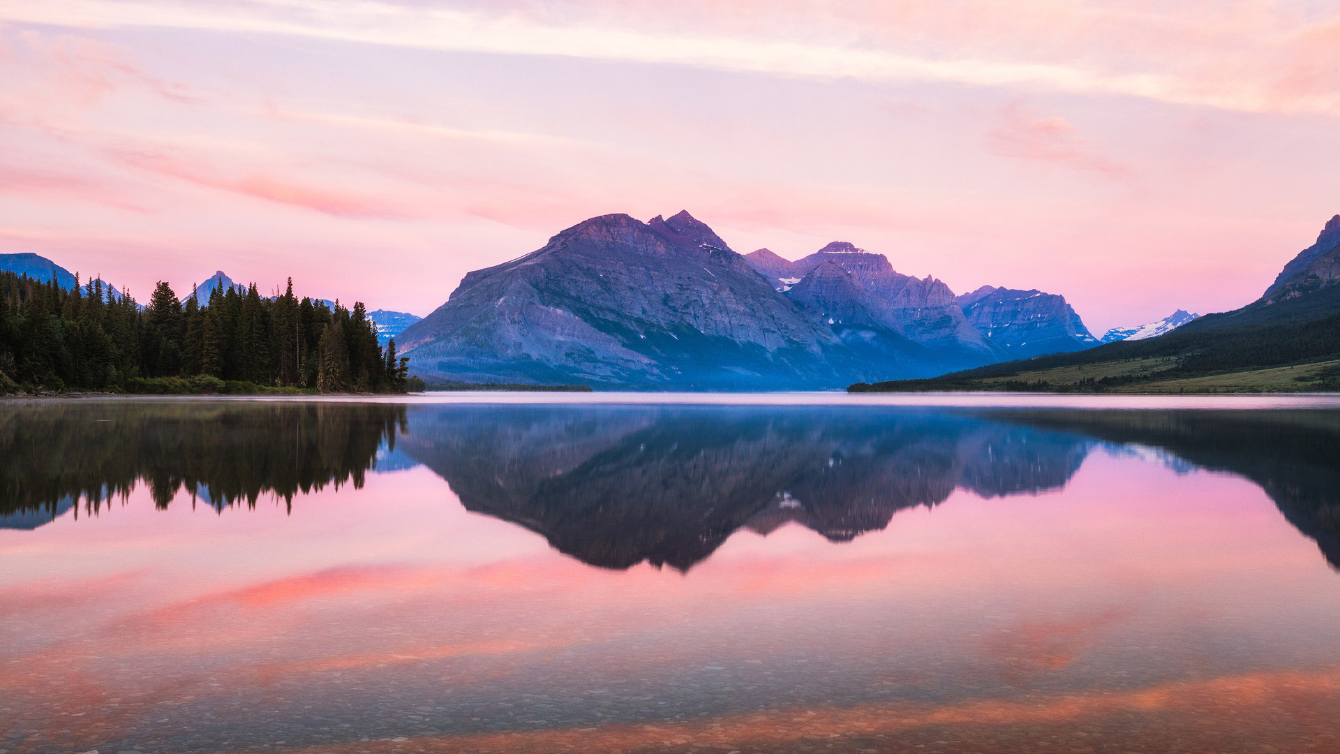 Glacier National Park, Travels, Sunrise, Wallpaper, 1920x1080 Full HD Desktop