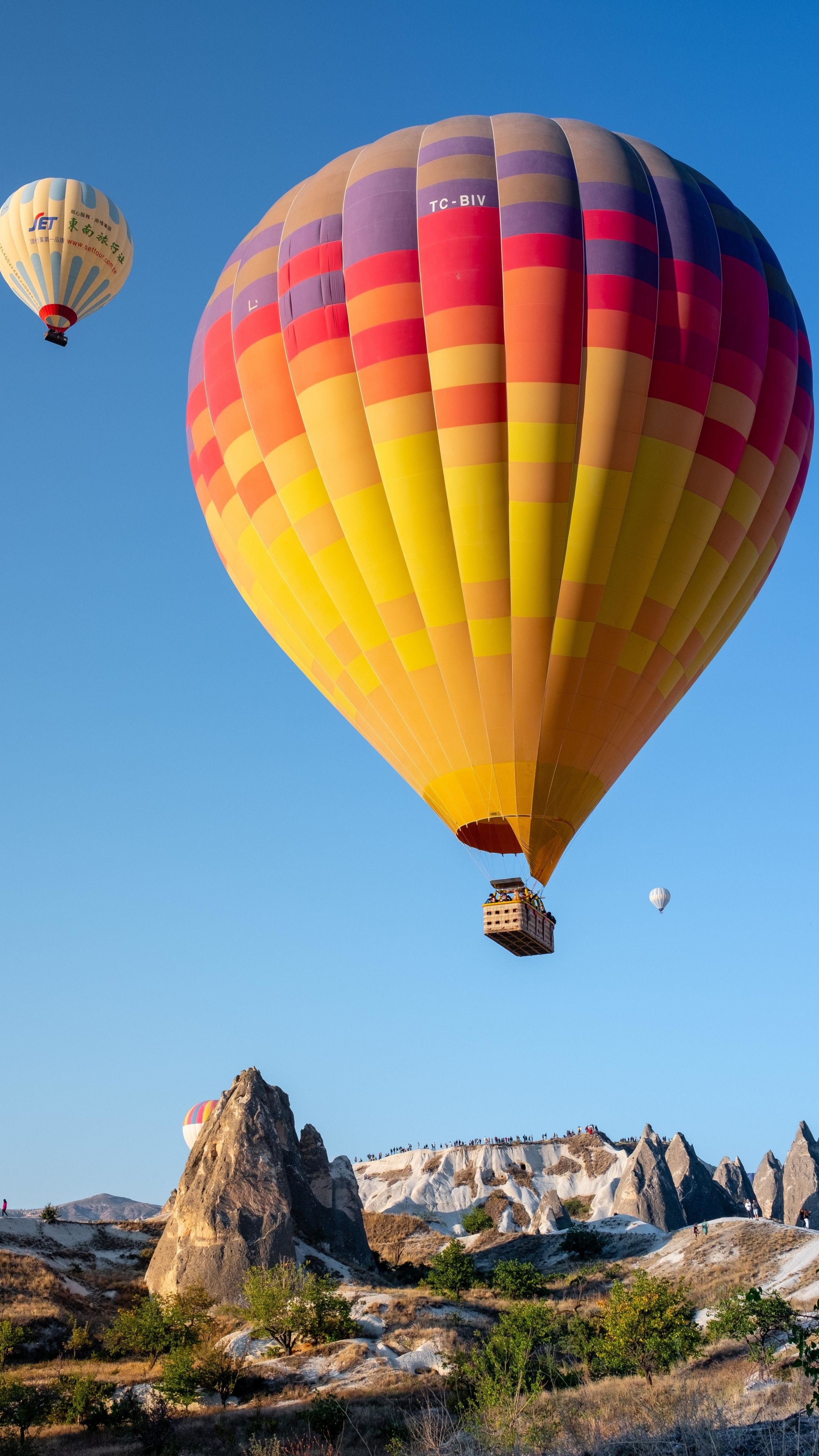 Air Sports, Hot air balloon, Sky flight, Balloon rides, 2160x3840 4K Phone