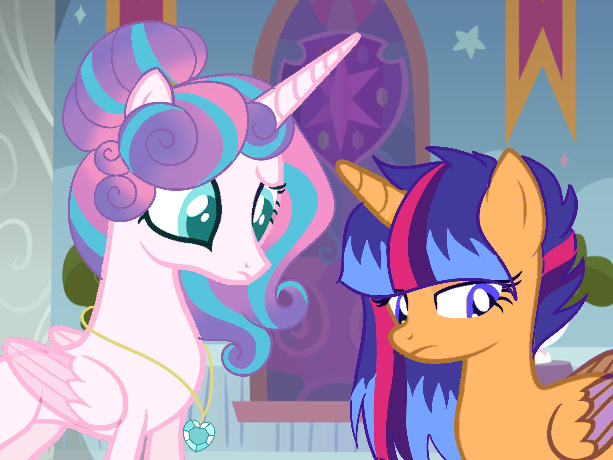 Princess Cadance, Alicorn pony recolor, My Little Pony: Friendship is Magic, HD Desktop wallpaper