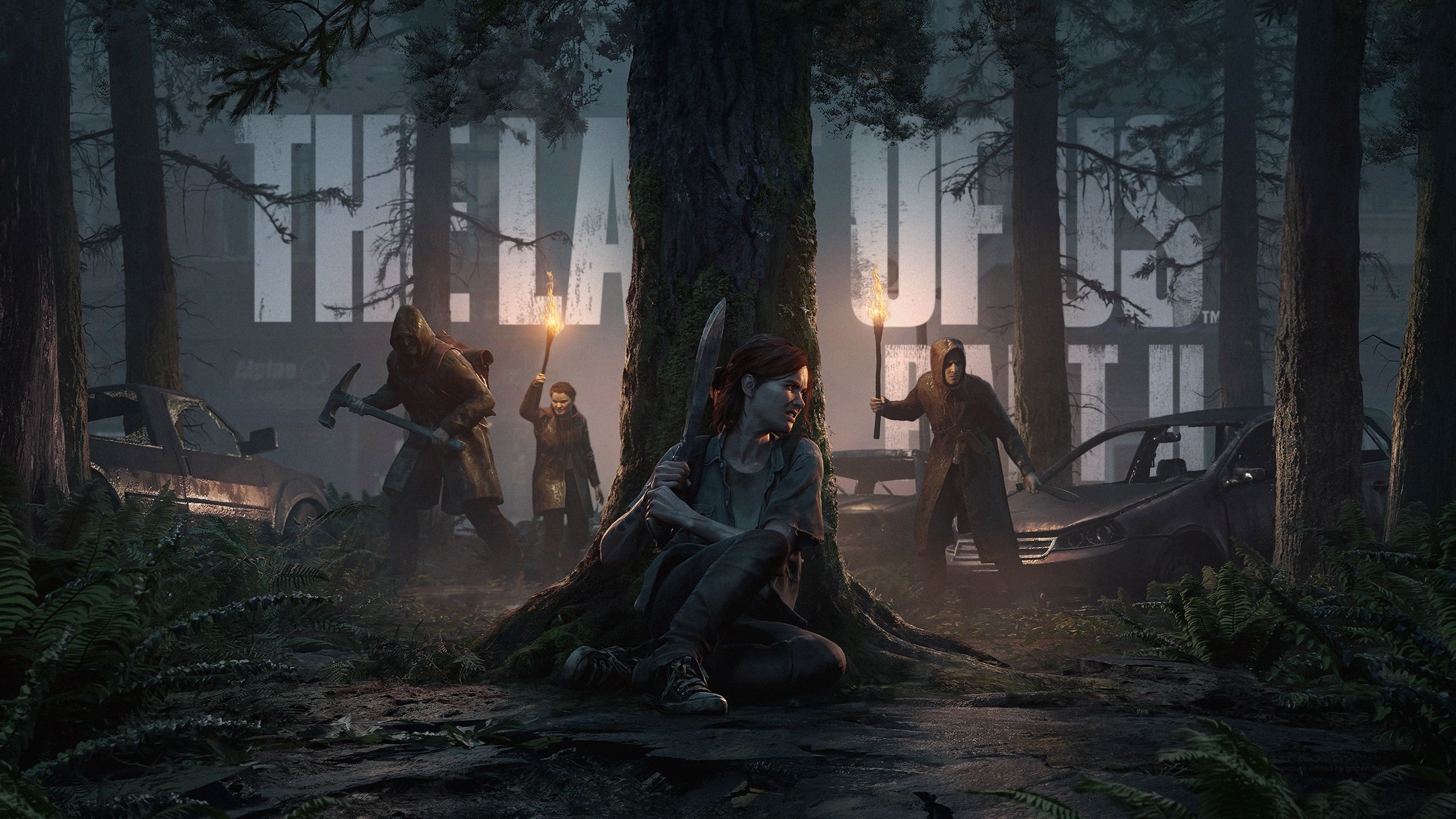 Ellie Williams, Seraphite cultists, The Last of Us Part II, HD Desktop wallpaper