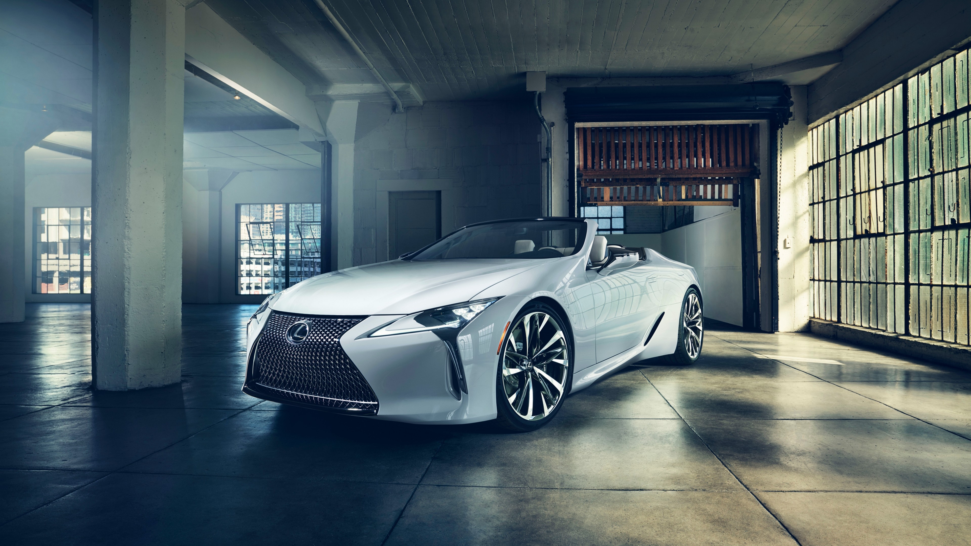 Lexus LC, Convertible, Detroit Auto Show, 3840x2160 4K Desktop