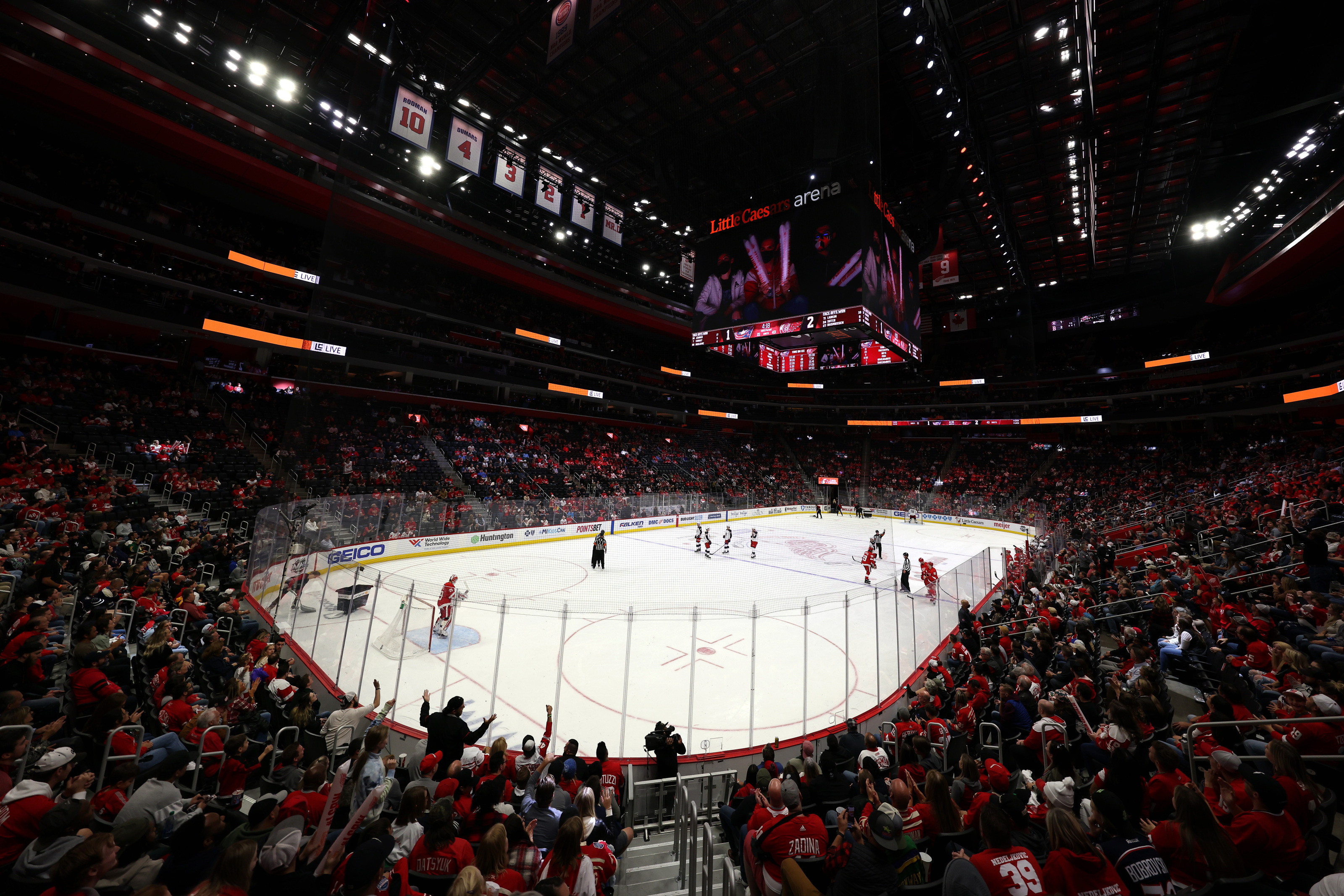 Little Caesars Arena, Detroit Red Wings Wallpaper, 3200x2140 HD Desktop