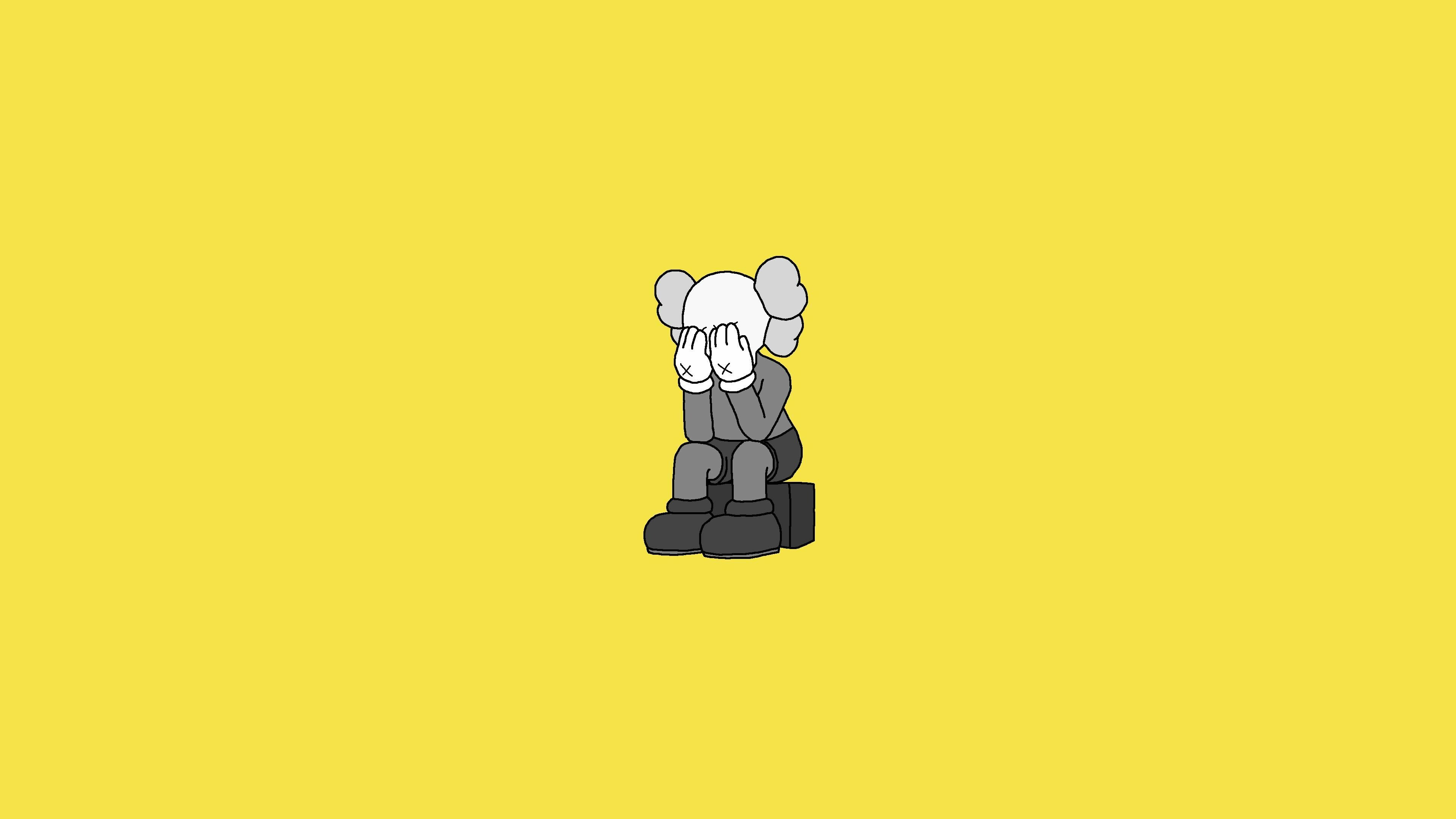 Handcrafted KAWS delight, Vibrant wallpaper, Hypebeast's favorite, Artistic masterpiece, 3840x2160 4K Desktop