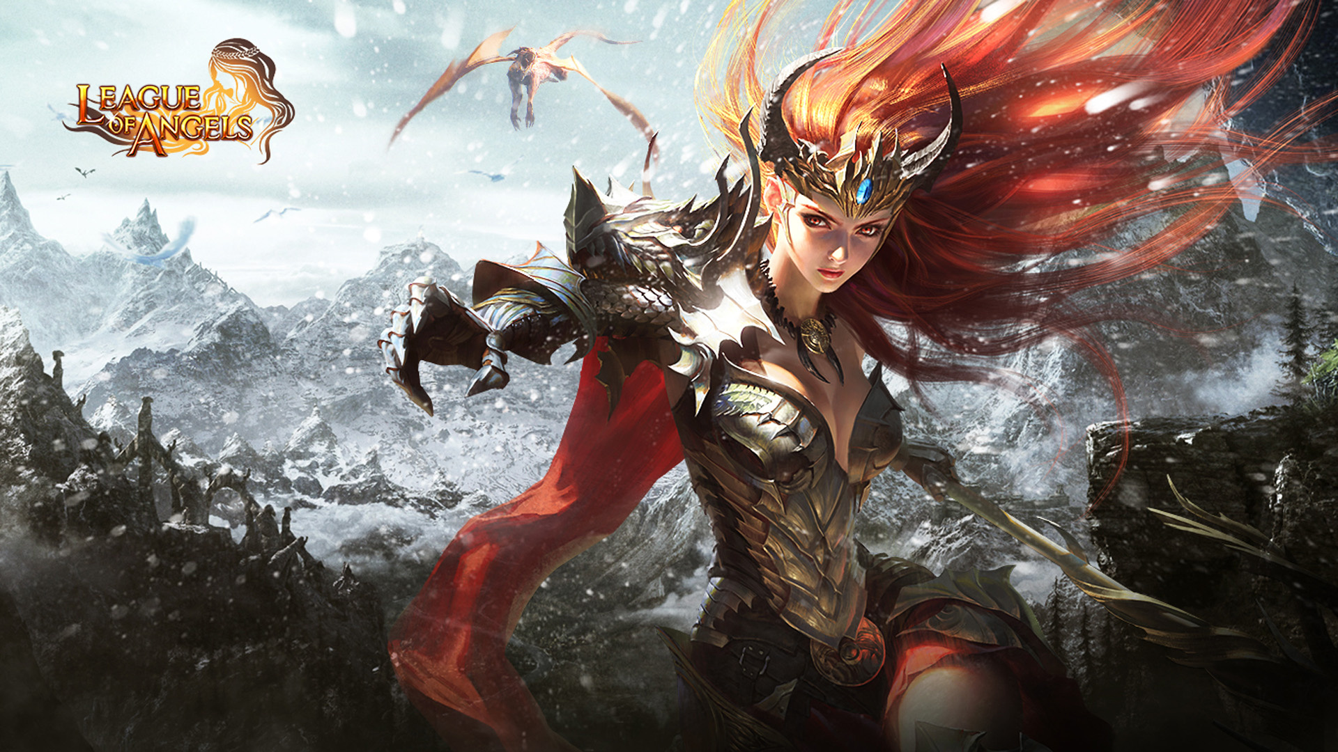 League of Angels, theresa splash art, stunning wallpapers, heavenly beauty, 1920x1080 Full HD Desktop