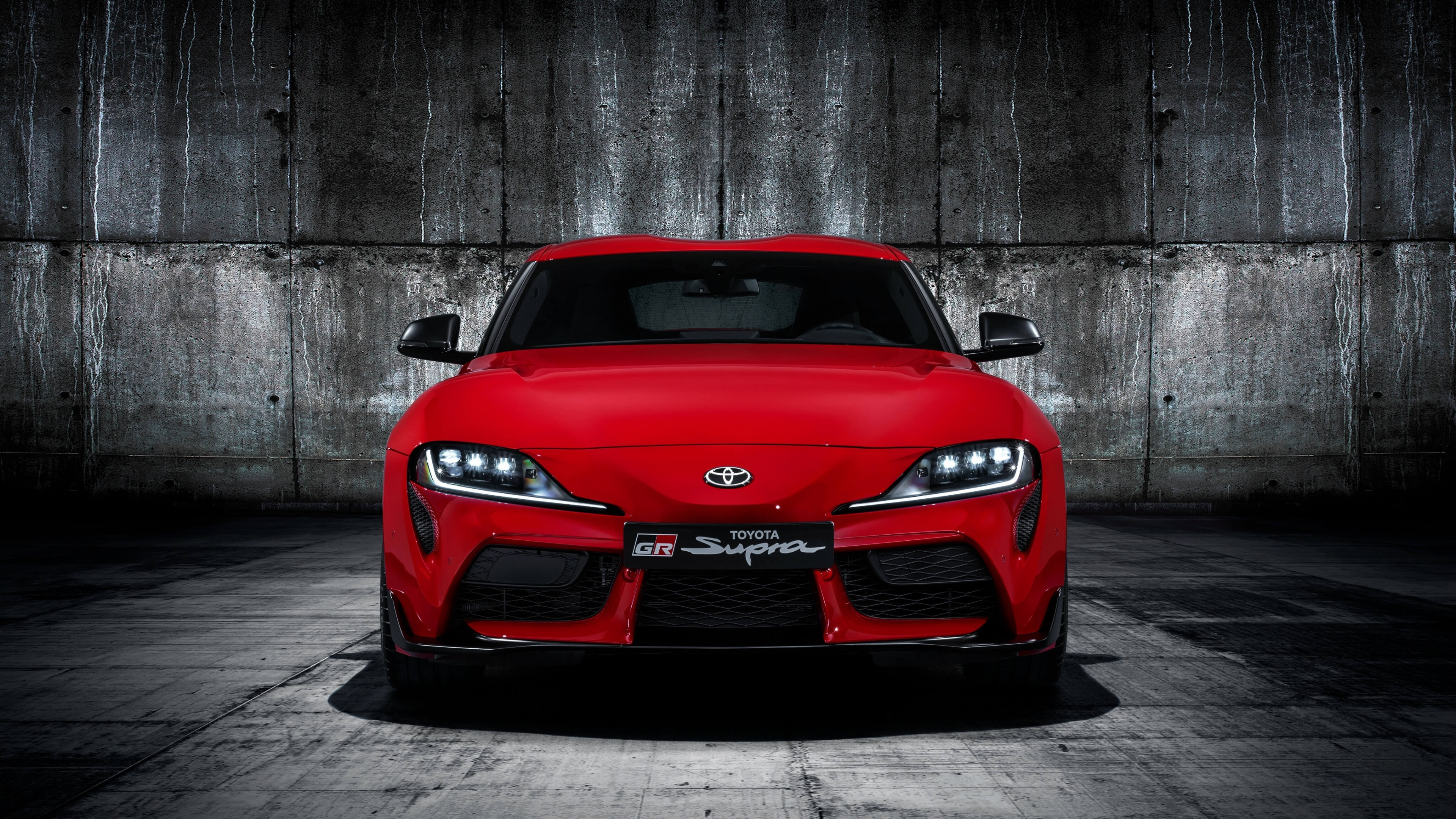 Toyota GR Supra, Red sports car, Unforgettable drive, Ultimate power, 3840x2160 4K Desktop