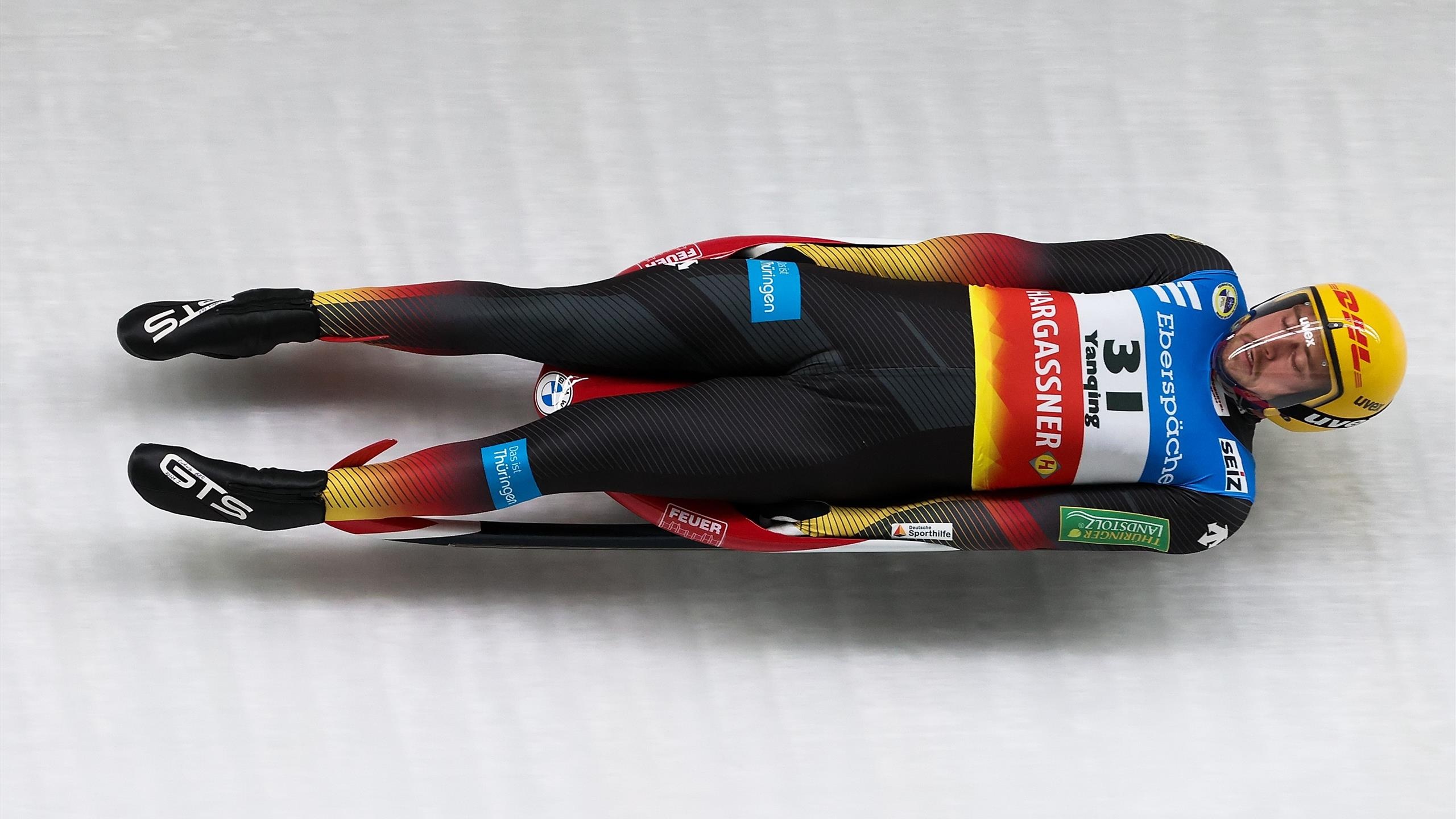 Luge, Johannes Ludwig, Innsbruck, World Cup, 2560x1440 HD Desktop