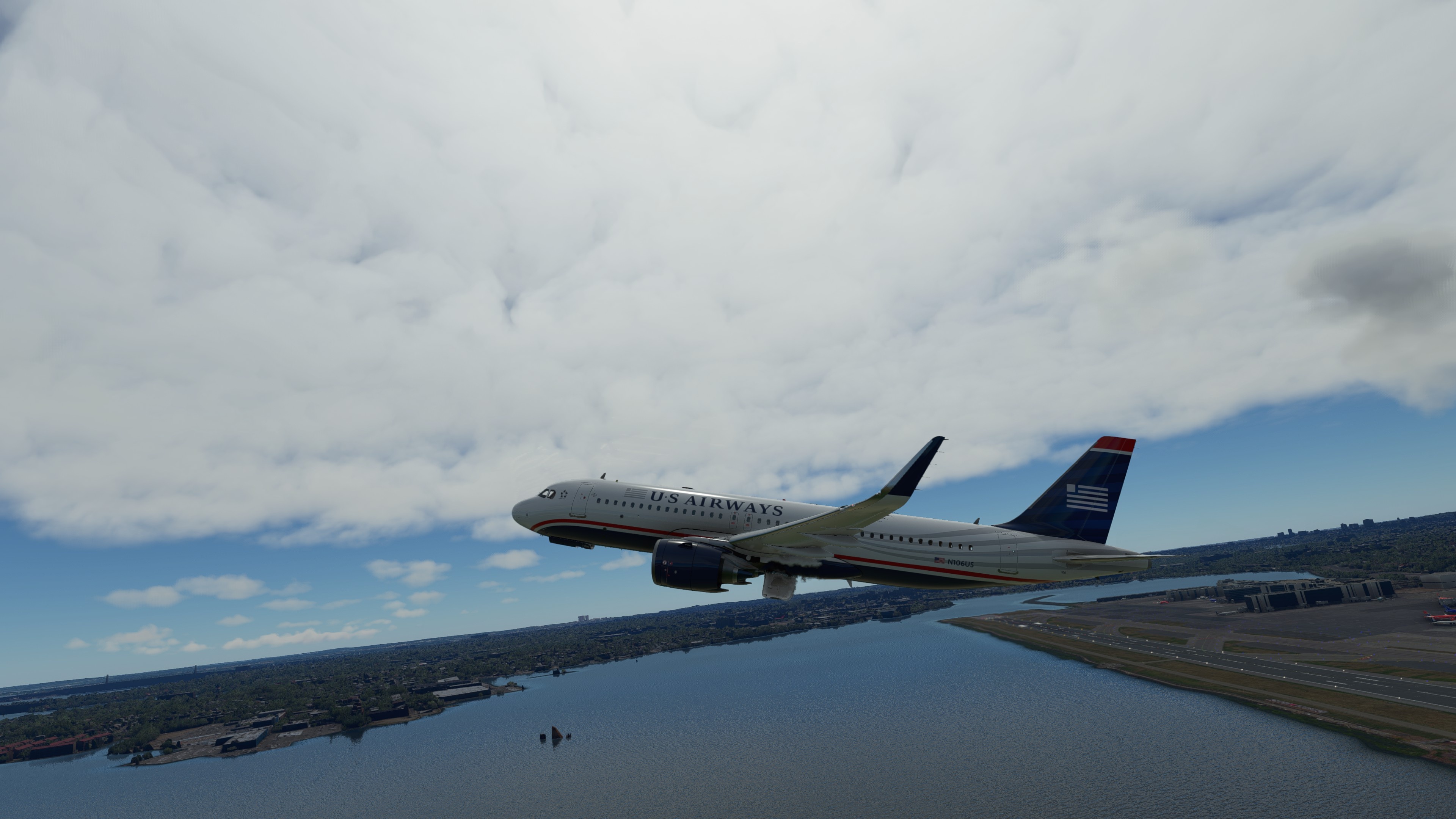 US Airways, Travels, Avsim screen shots forum, Community, 3840x2160 4K Desktop