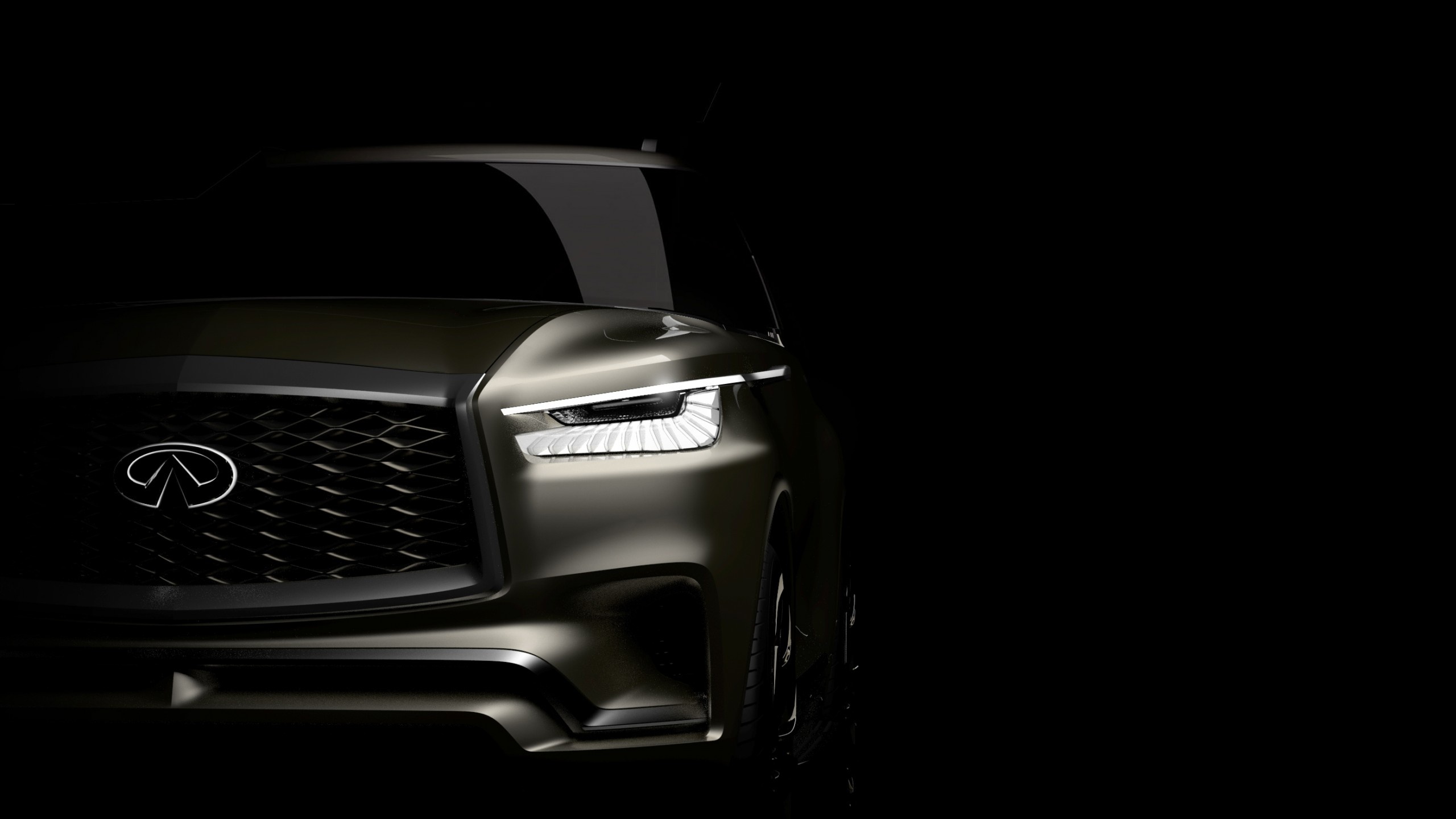 Infiniti QX80, Monograph crossover concept, New York auto show, Cars & bikes, 2560x1440 HD Desktop