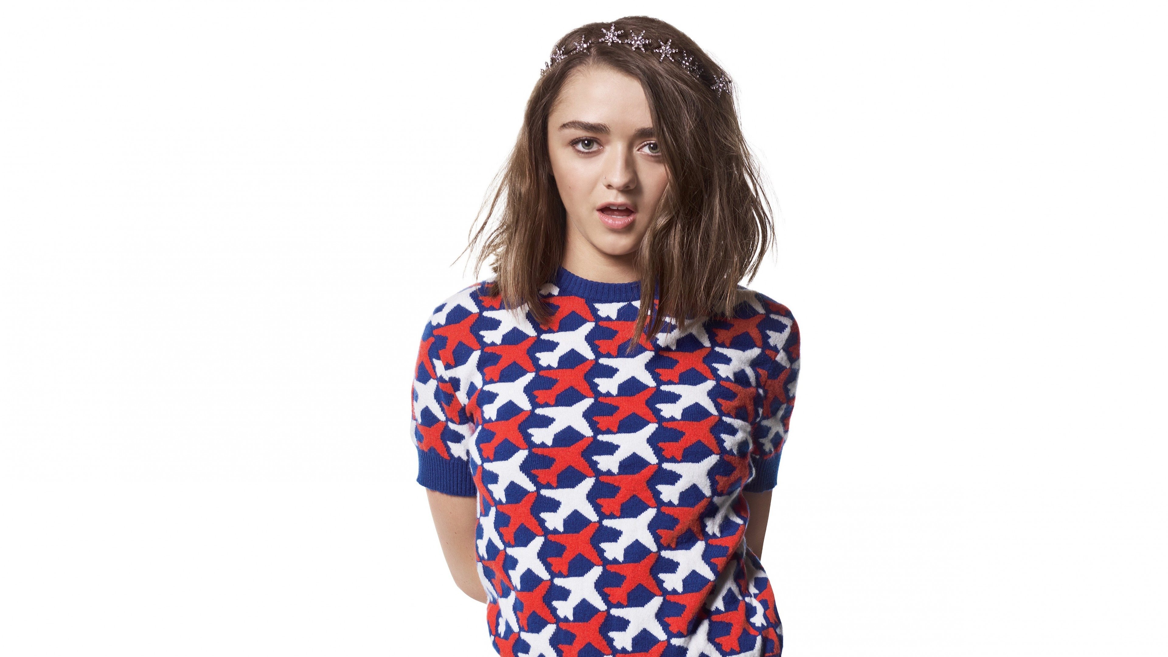Maisie Williams, 4K English actress, beauty, high quality, 3840x2160 4K Desktop