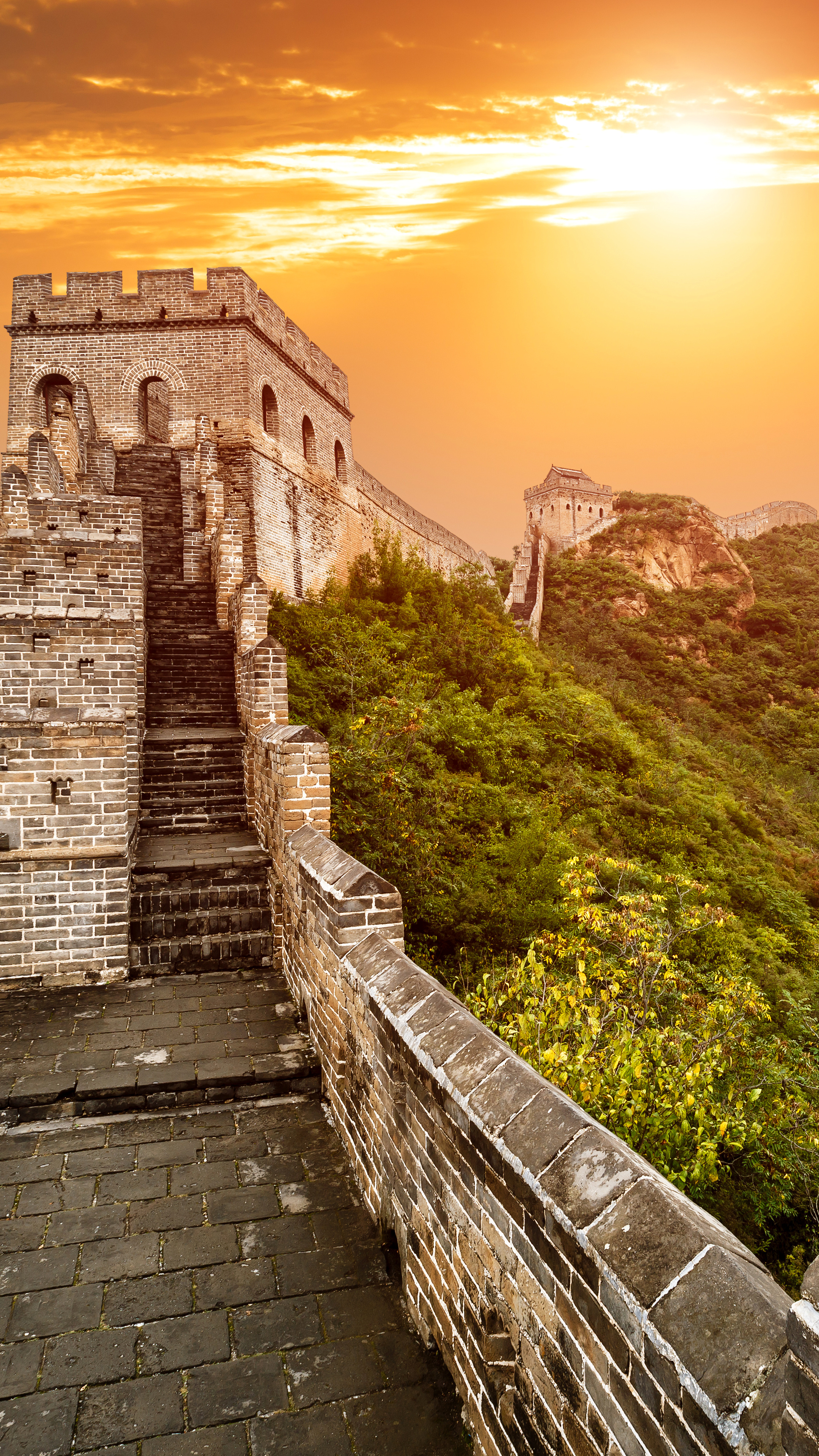 Jinshanling, Great Wall of China Wallpaper, 2160x3840 4K Phone