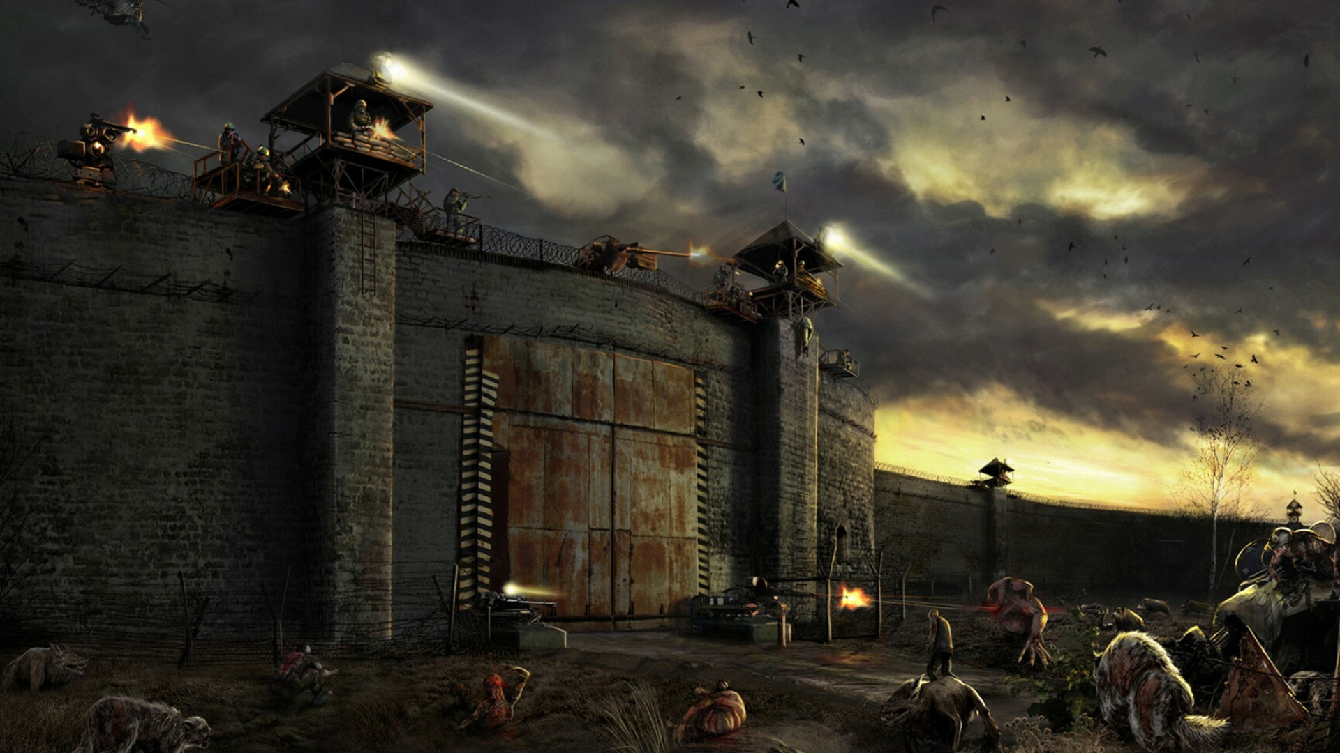 Post-apocalyptic aftermath, Ruined world, Apocalyptic scenery, Abandoned landscapes, 1920x1080 Full HD Desktop