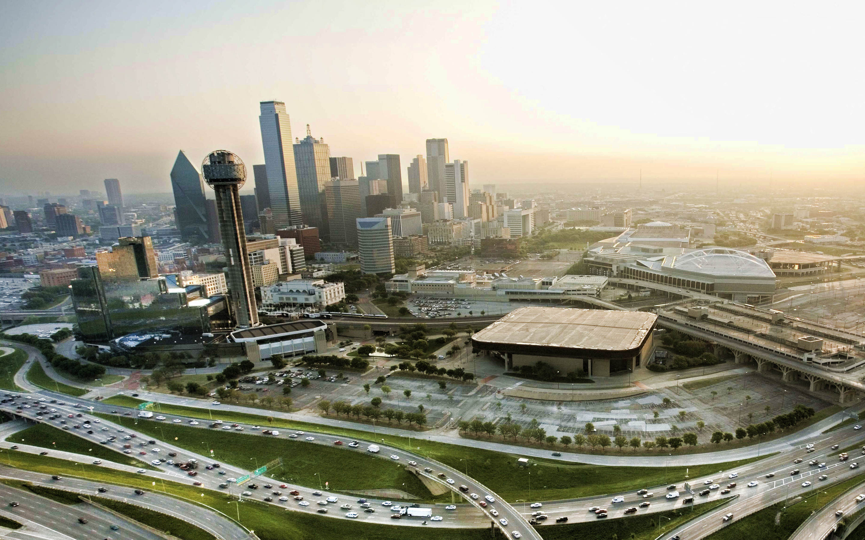 Dallas, Texas, Travels, modern buildings, 2880x1800 HD Desktop