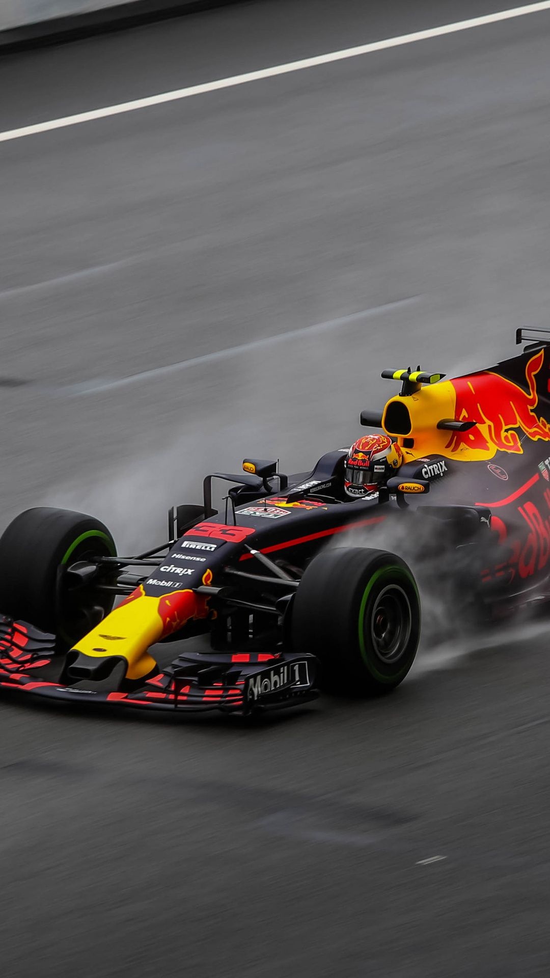 Grand Prix F1, Red Bull RB13, 4K resolution, Formula 1 car, 1080x1920 Full HD Phone