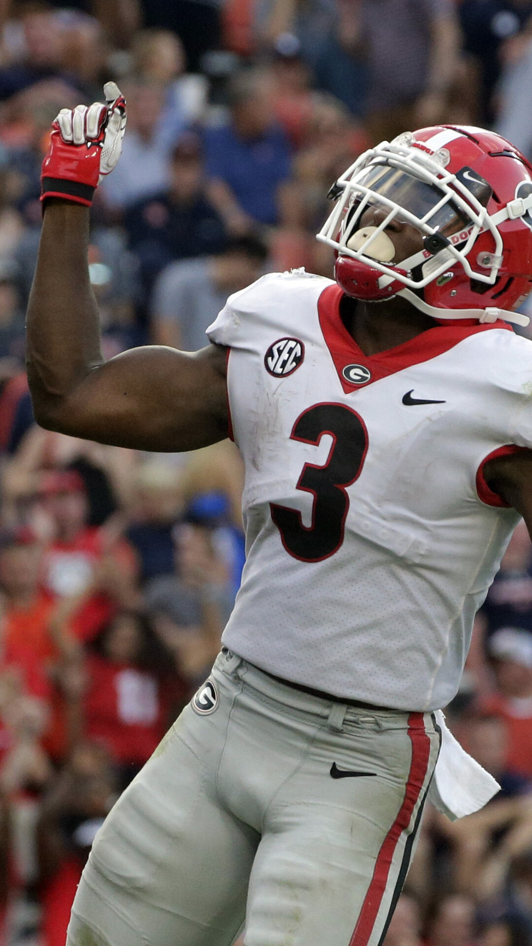 Zamir White, Georgia Bulldogs Wallpaper, 1080x1920 Full HD Phone