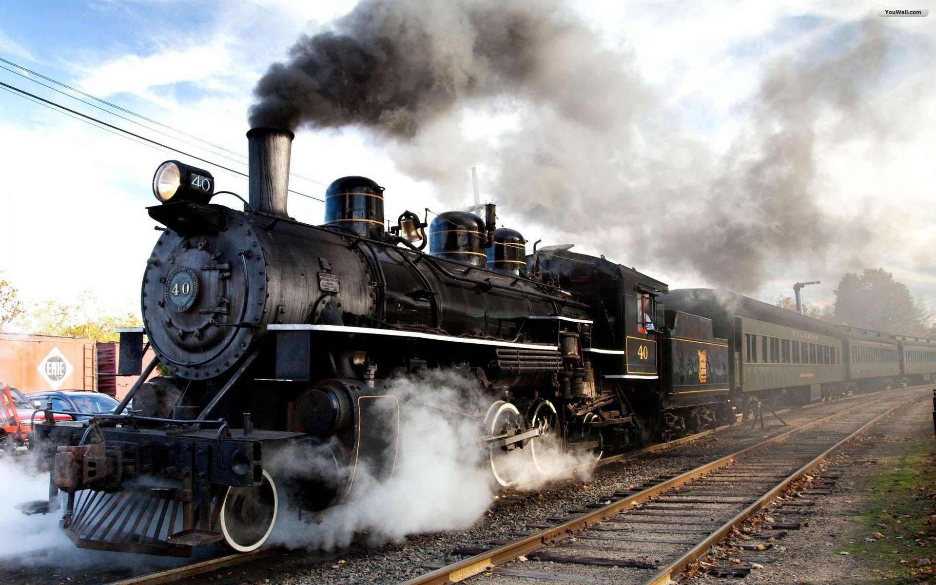 Trains, Wallpaper border, 1920x1200 HD Desktop