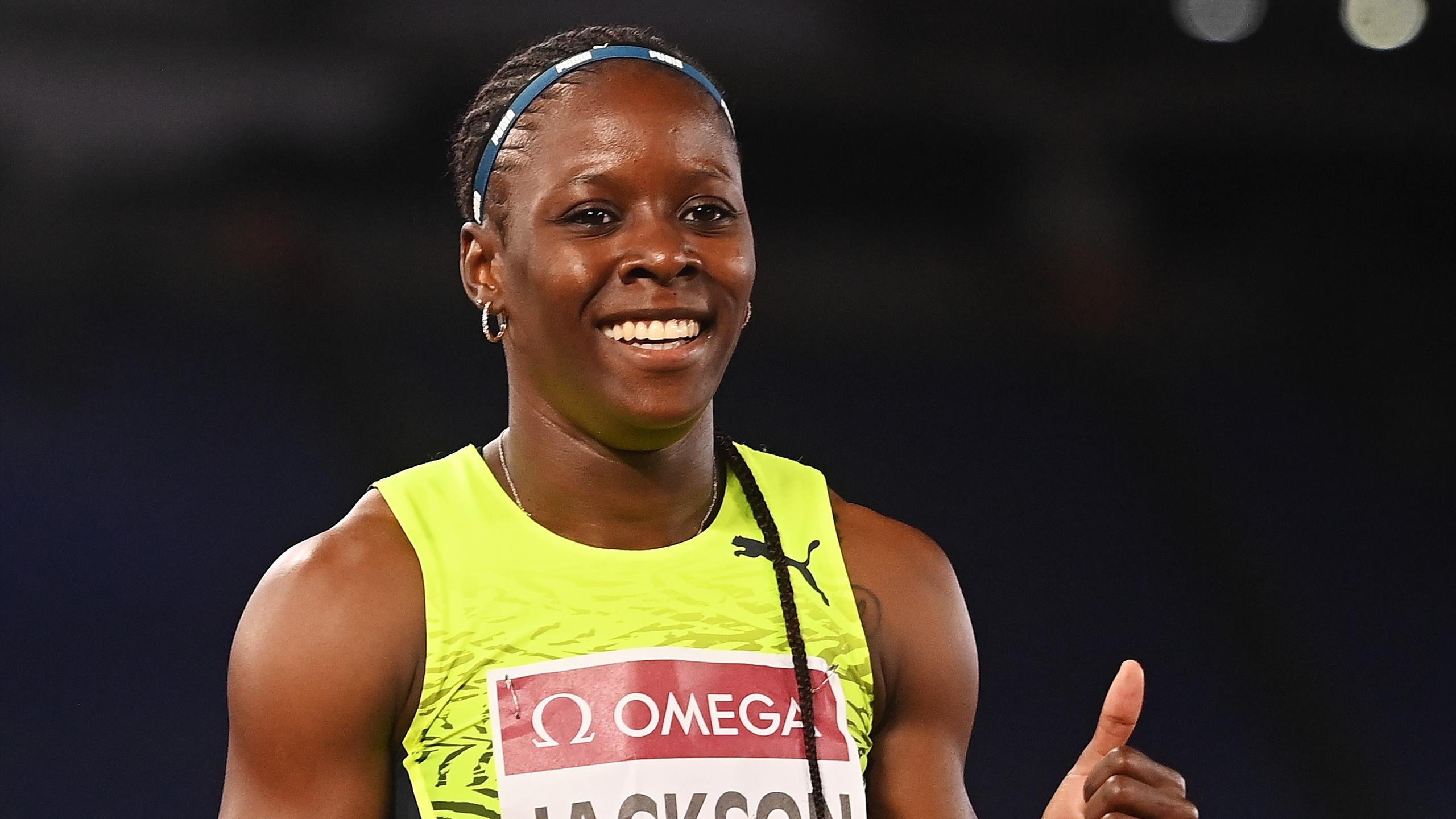 Shericka Jackson, Meeting record, Season best time, Rome, 2560x1440 HD Desktop
