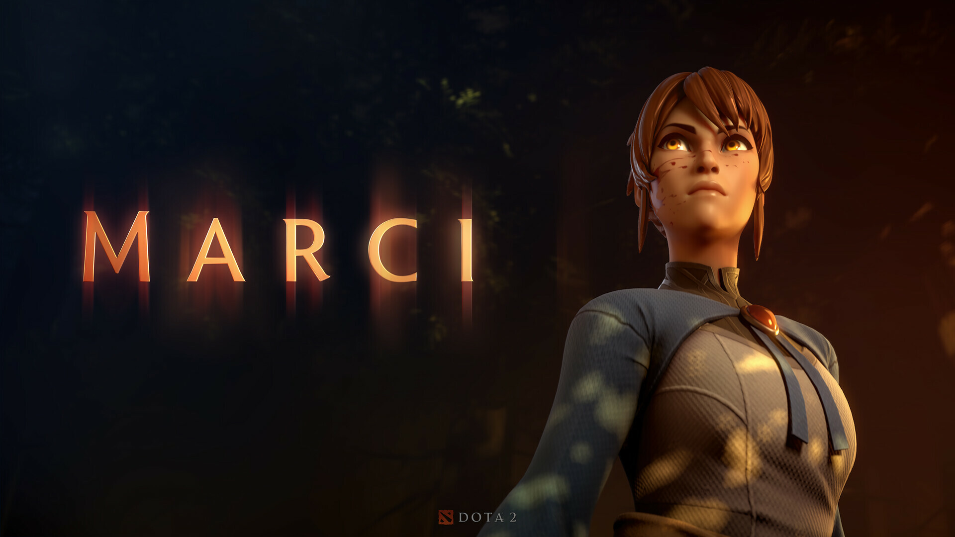 Marci Dota 2 PC Wallpaper, 4K Gaming Art, 1920x1080 Full HD Desktop
