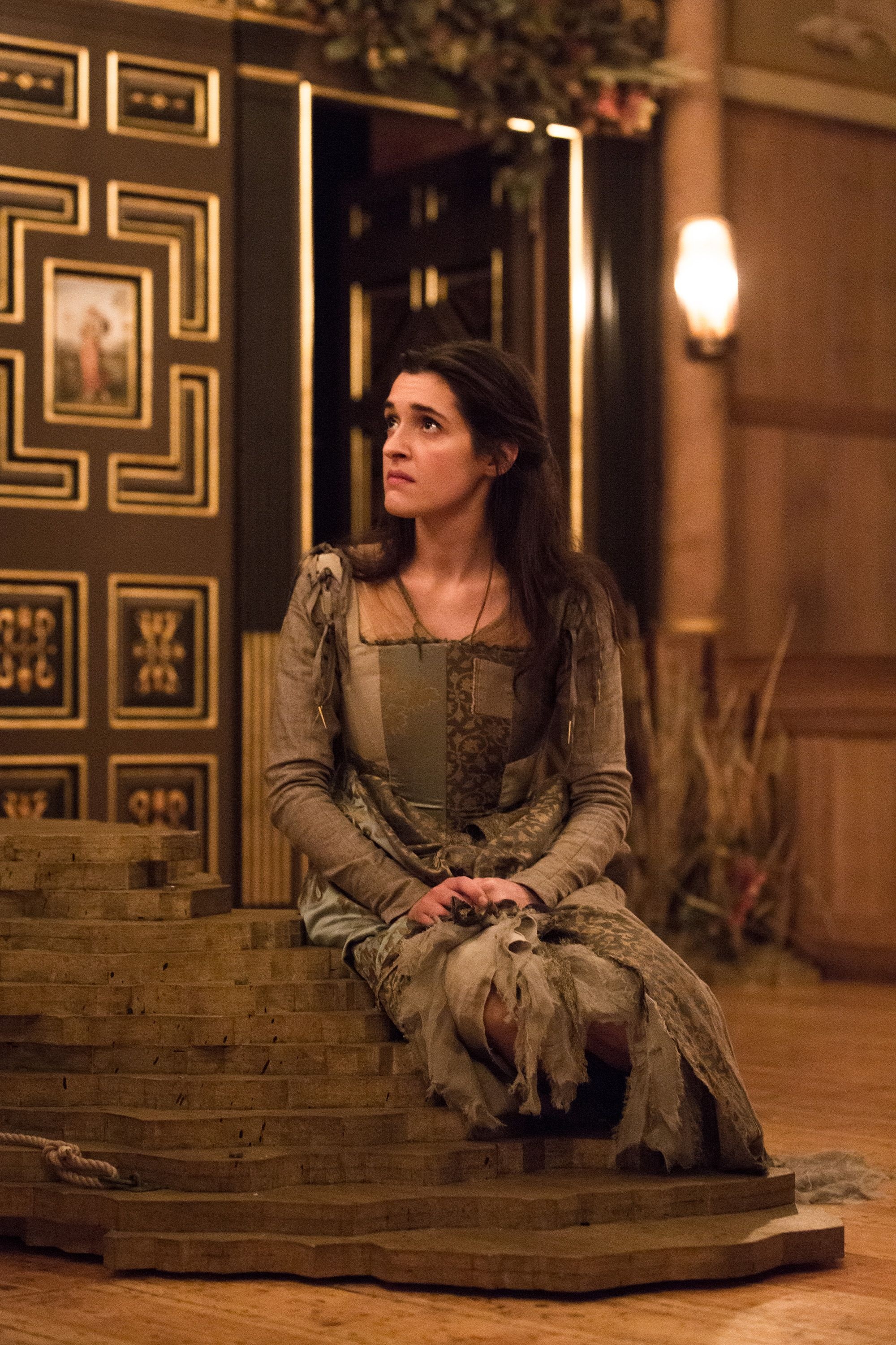 Phoebe Pryce as Miranda, Dominic Dromgoole's production, The Tempest at Shakespeare's Globe, Shakespearean actors, 2000x3000 HD Phone