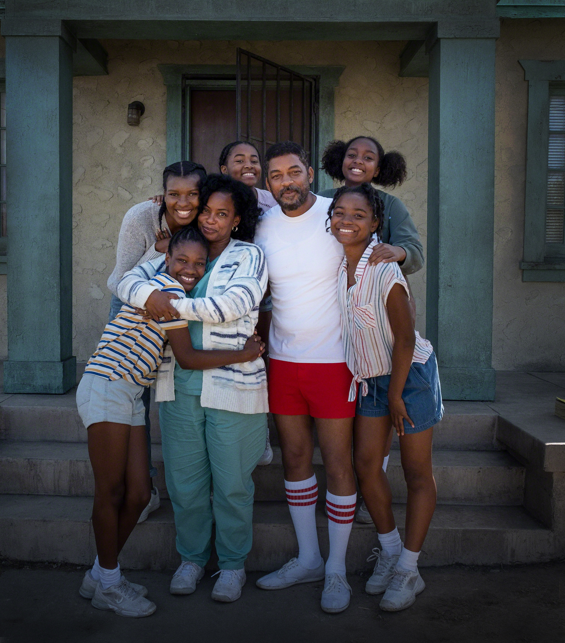 Cast of King Richard, Ensemble performance award, PSIFF, Movie, 1920x2180 HD Phone