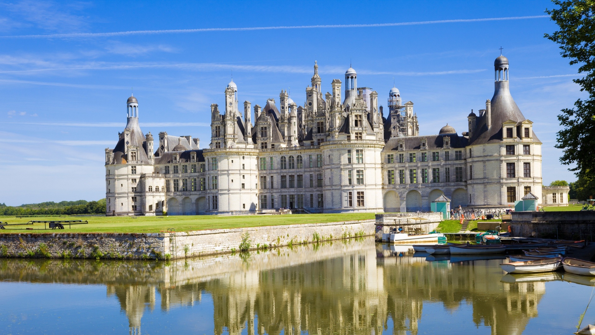 HD hintergrundbilder, Frankreich, Chateau De Chambord, Desktop hintergrund, 1920x1080 Full HD Desktop