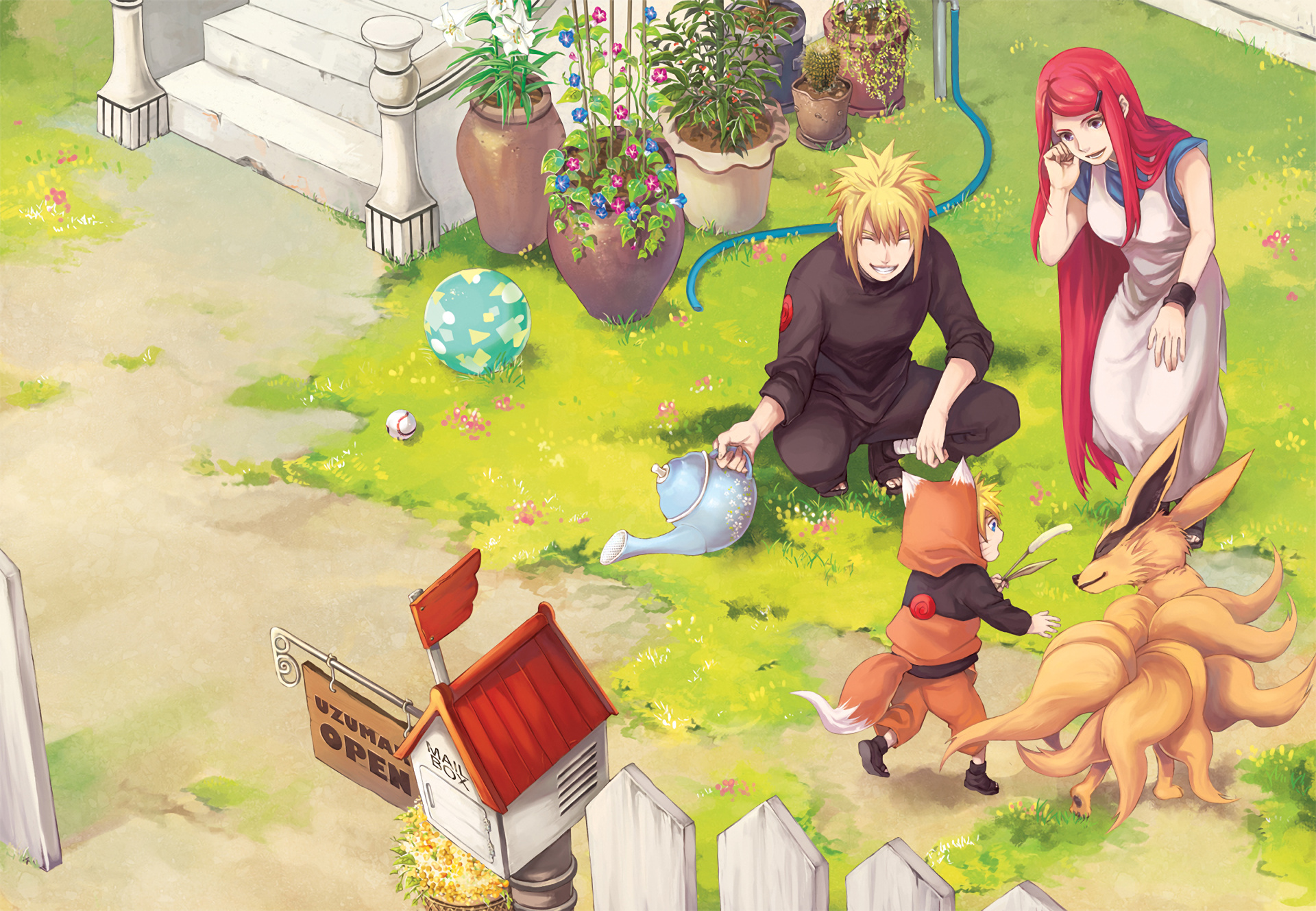 Kushina Uzumaki, Anime legend, Naruto's power, Kyubi transformation, 1920x1330 HD Desktop