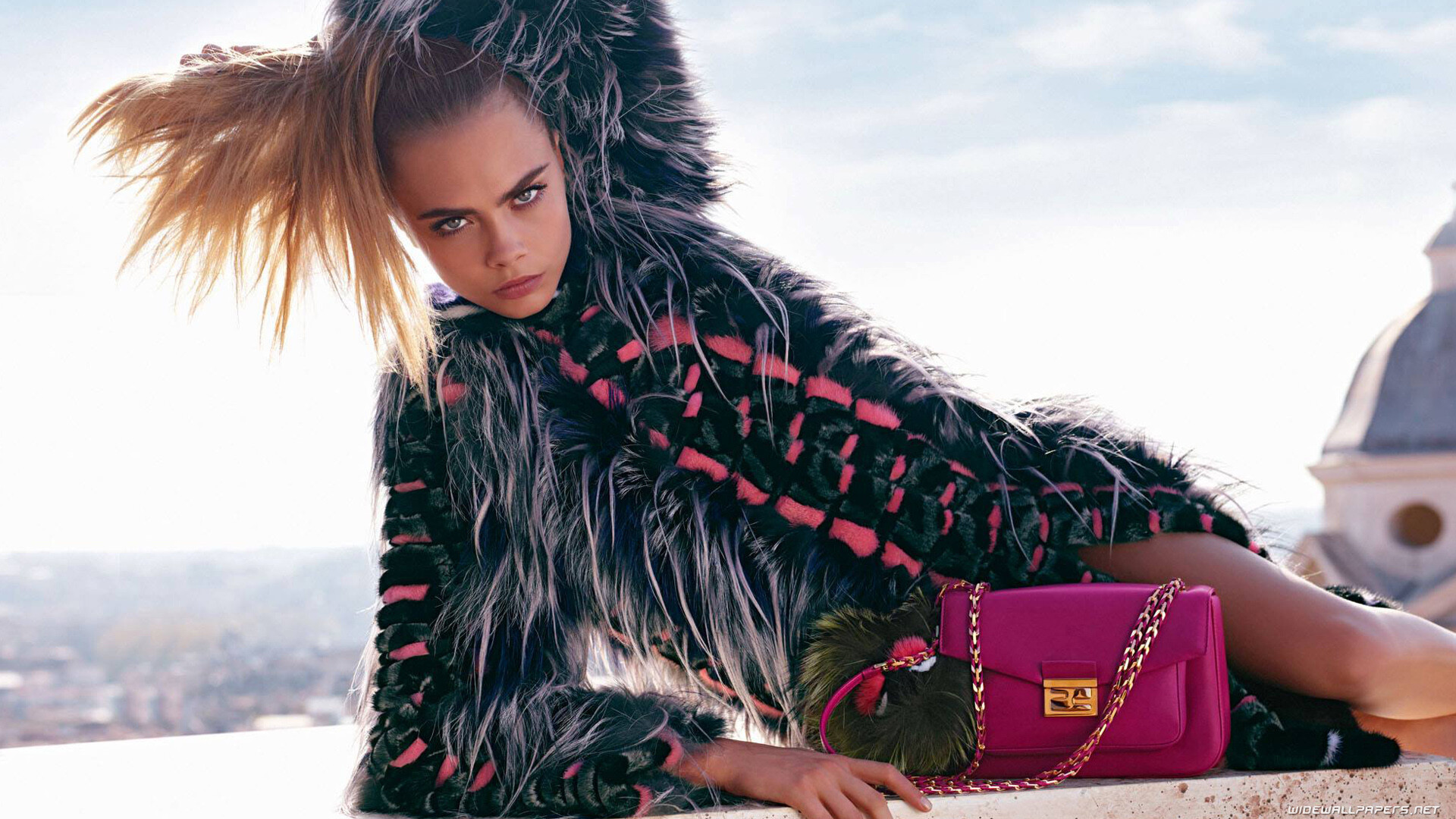 Fendi collaboration, Cara Delevingne Wallpaper, 1920x1080 Full HD Desktop