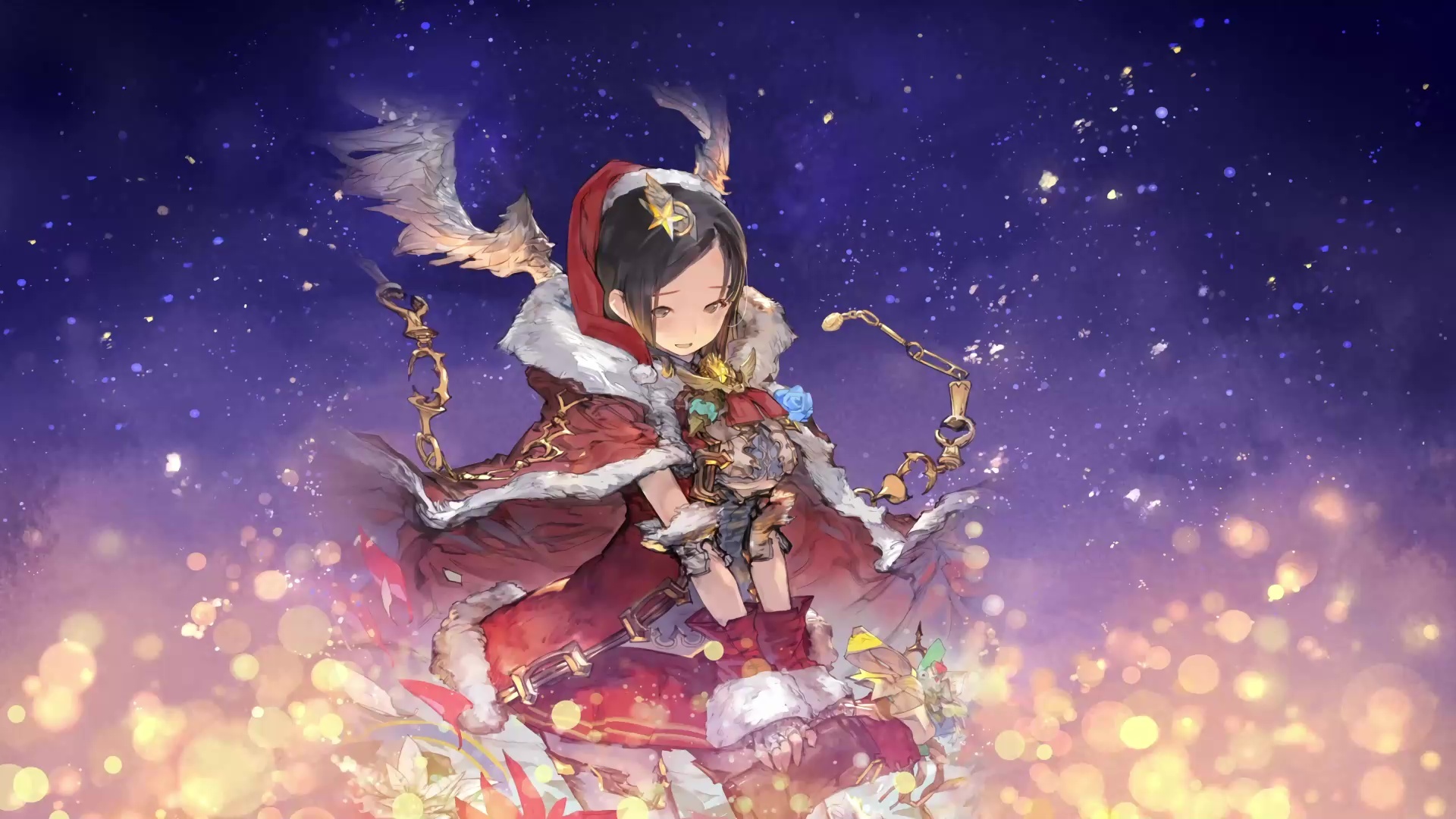 Shadowverse (Anime), Elana Christmas live wallpaper, 1920x1080 Full HD Desktop