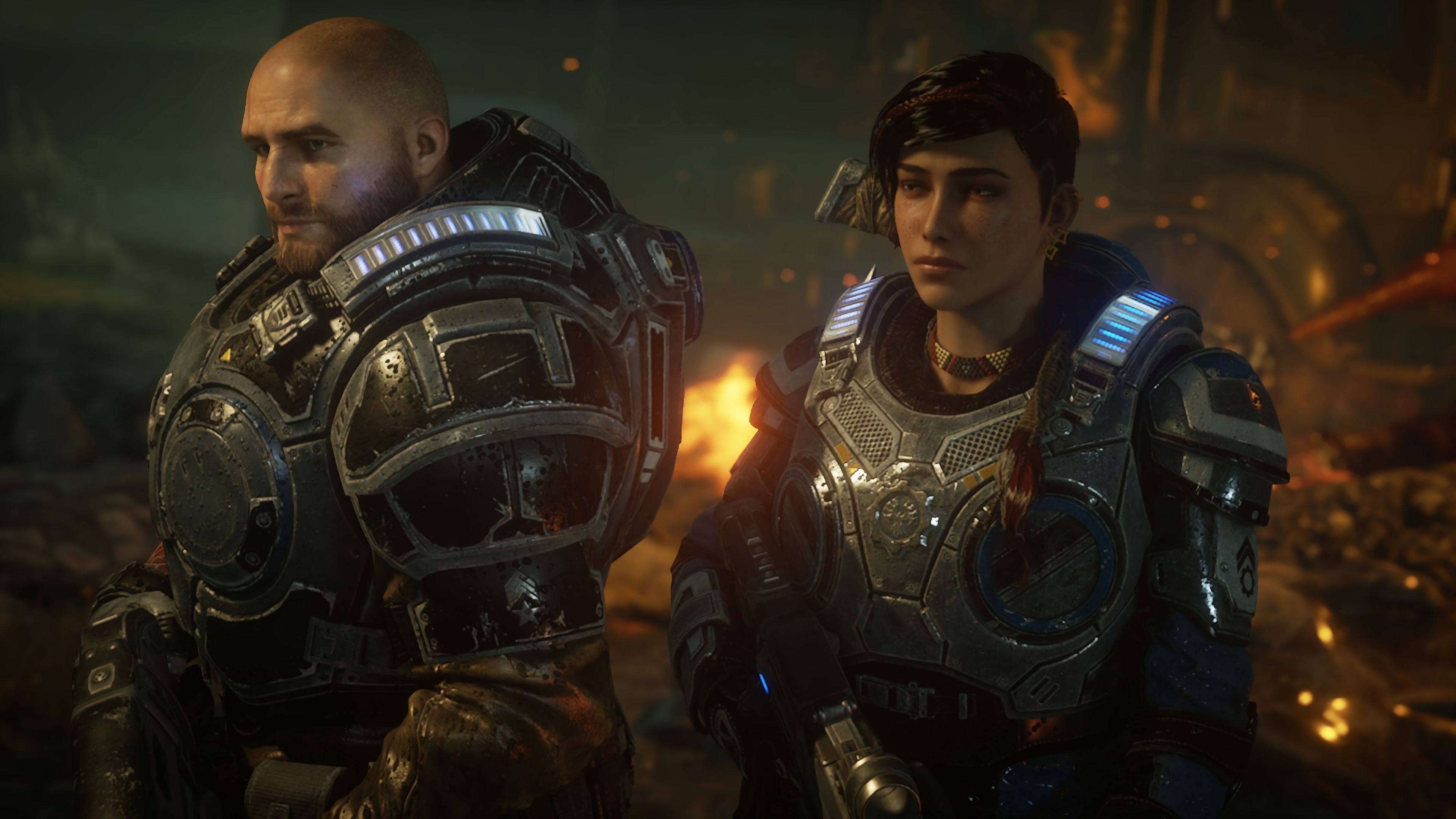 Gears 5, Kait, Top free backgrounds, 3840x2160 4K Desktop