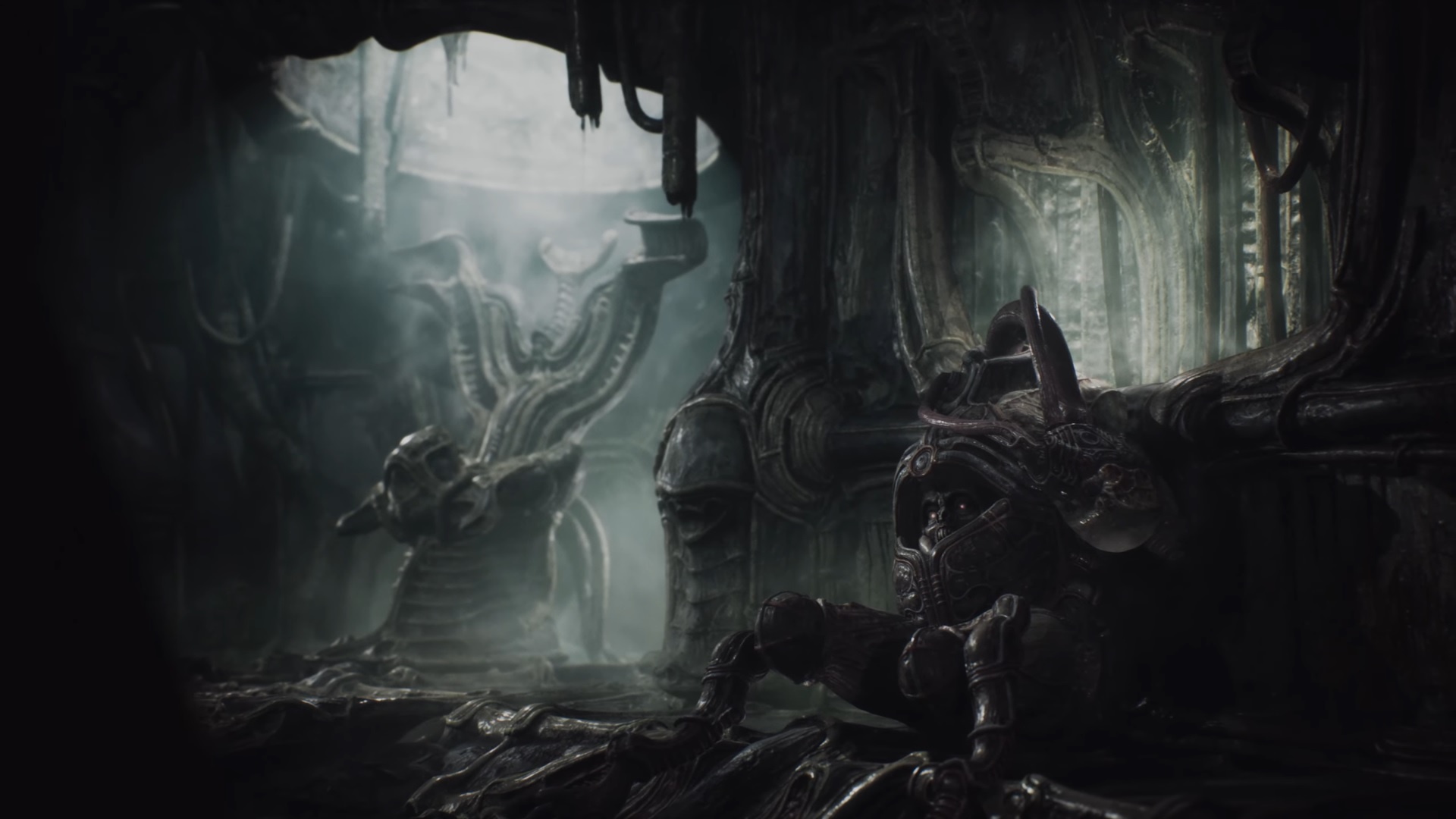 Scorn October release, Captivating game, Gaming experience, Unsettling atmosphere, 1920x1080 Full HD Desktop