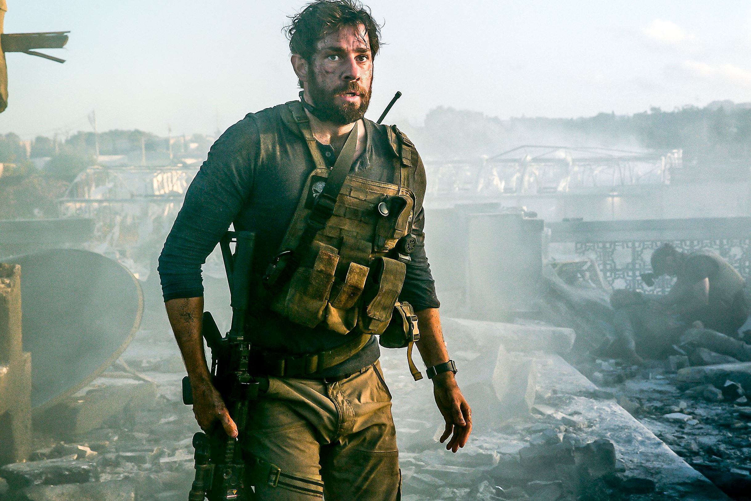 Emily Blunt, John Krasinski, Quiet Place, Bloody Disgusting, 2440x1630 HD Desktop