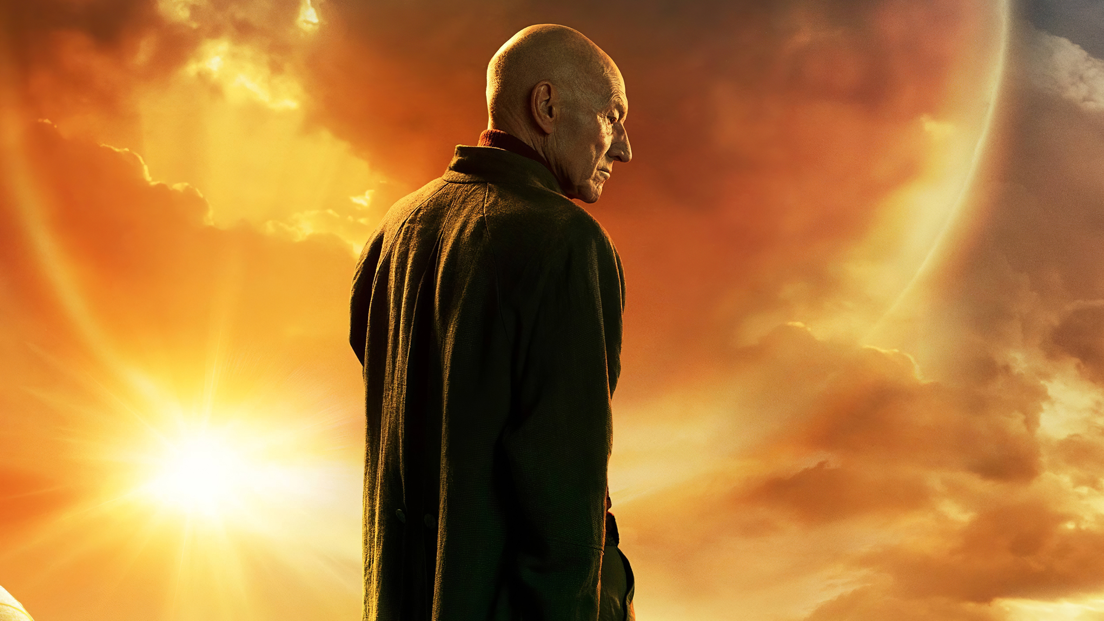Patrick Stewart, Star Trek Picard, 4K Ultra HD wallpaper, Background image, 3840x2160 4K Desktop