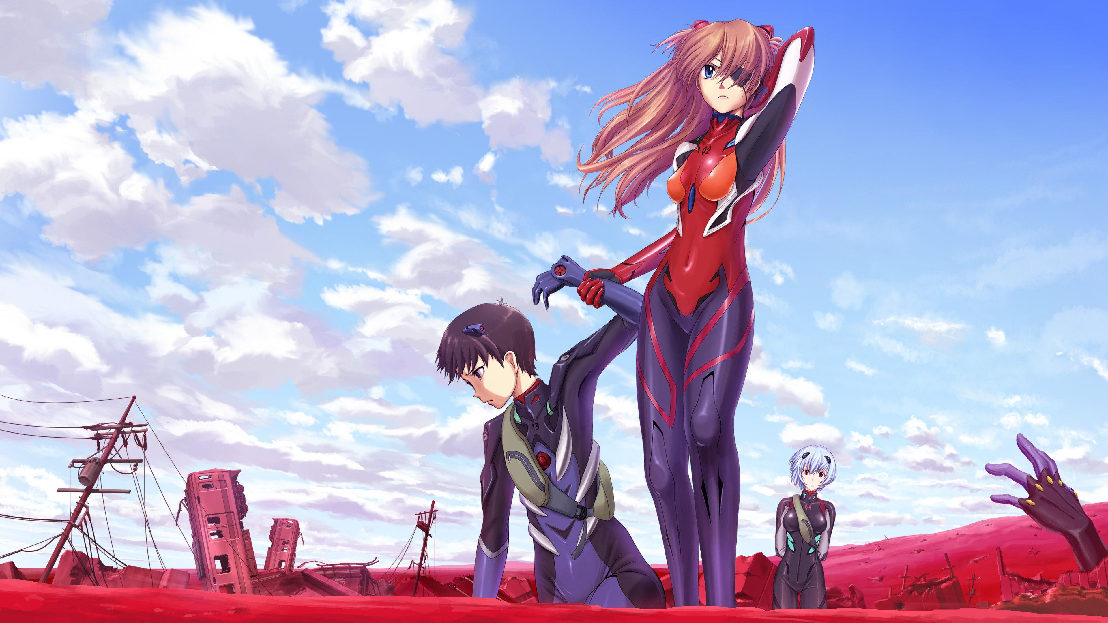 Evangelion 3. 0, HD wallpapers, Awesome visuals, Epic moments, 3840x2160 4K Desktop