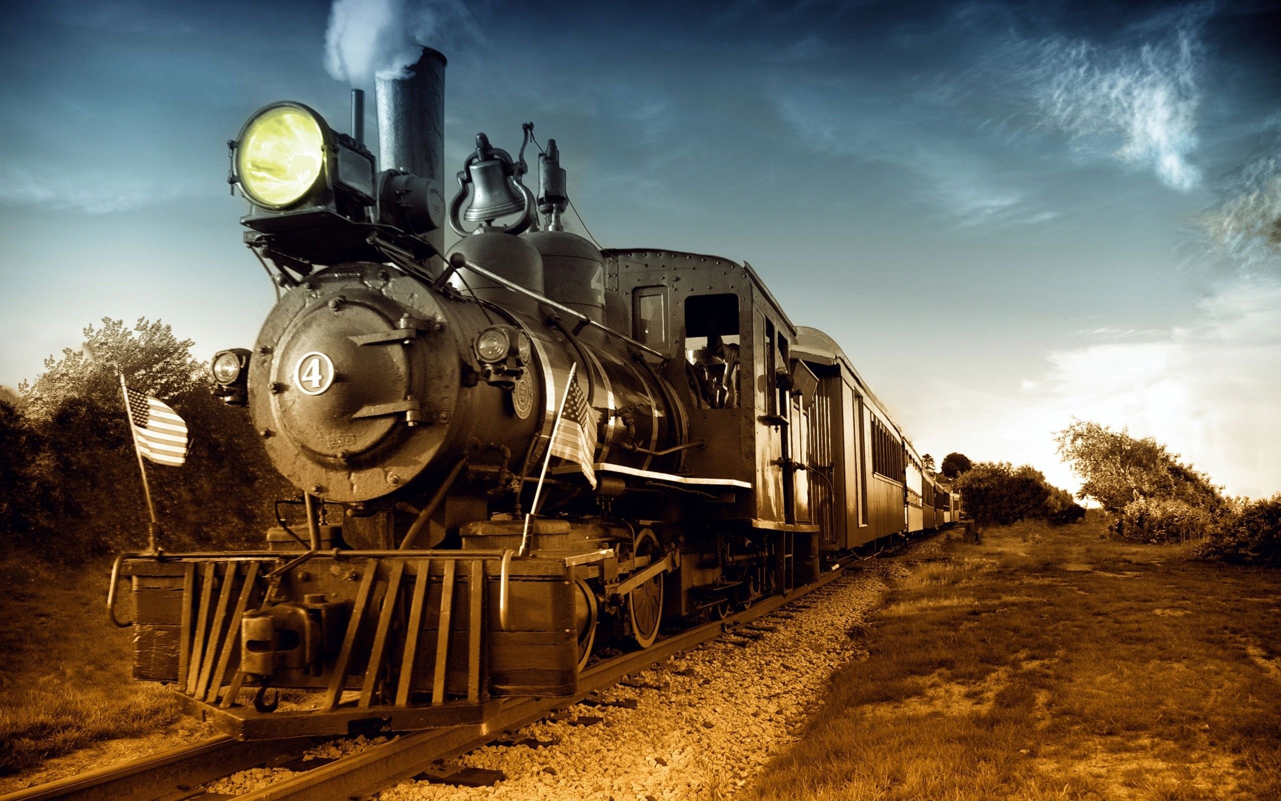 Old Locomotive, Trains Wallpaper, 2560x1600 HD Desktop