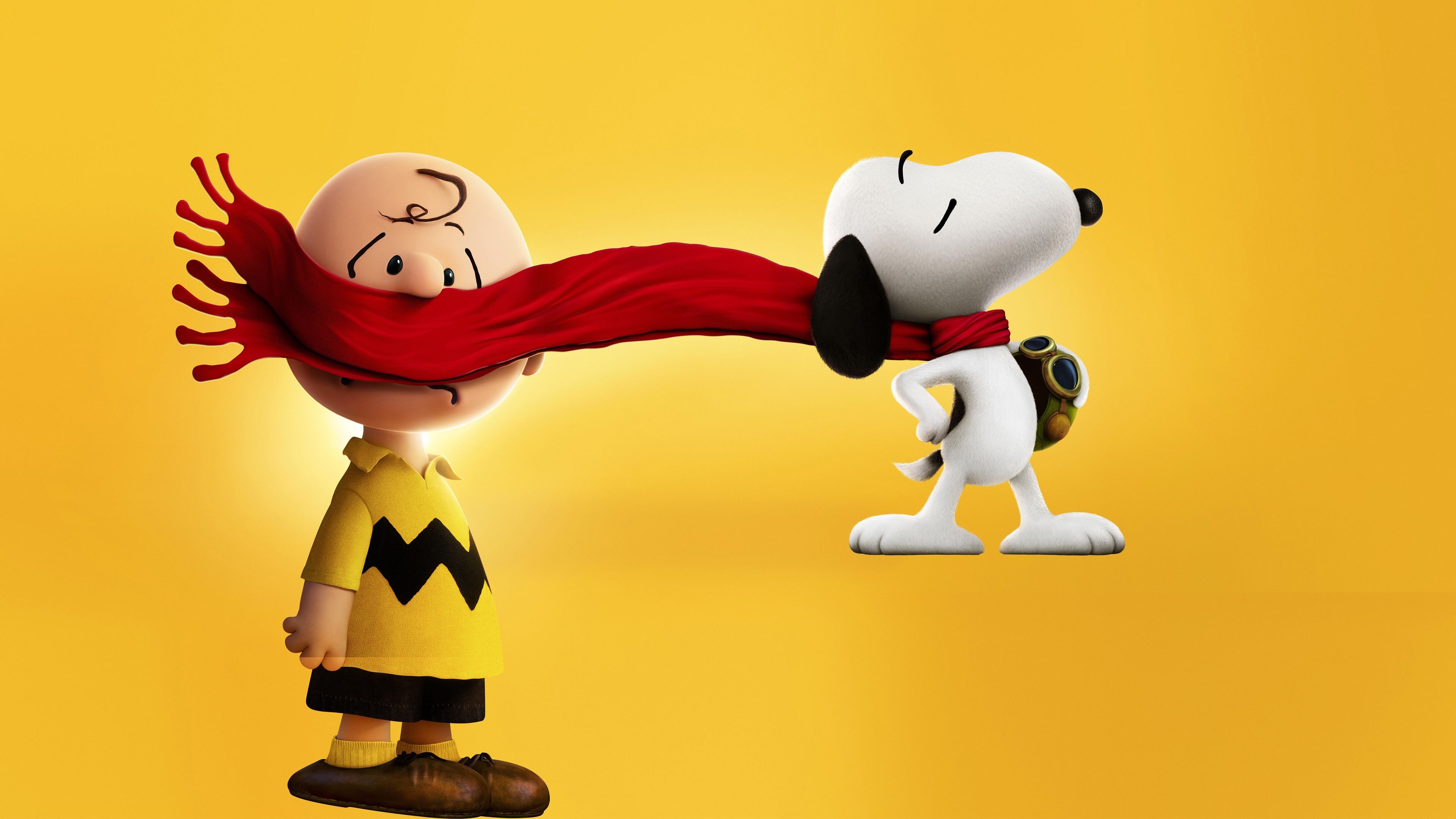 Charlie Brown, Snoopy, The Peanuts Movie, 4K Desktop wallpaper