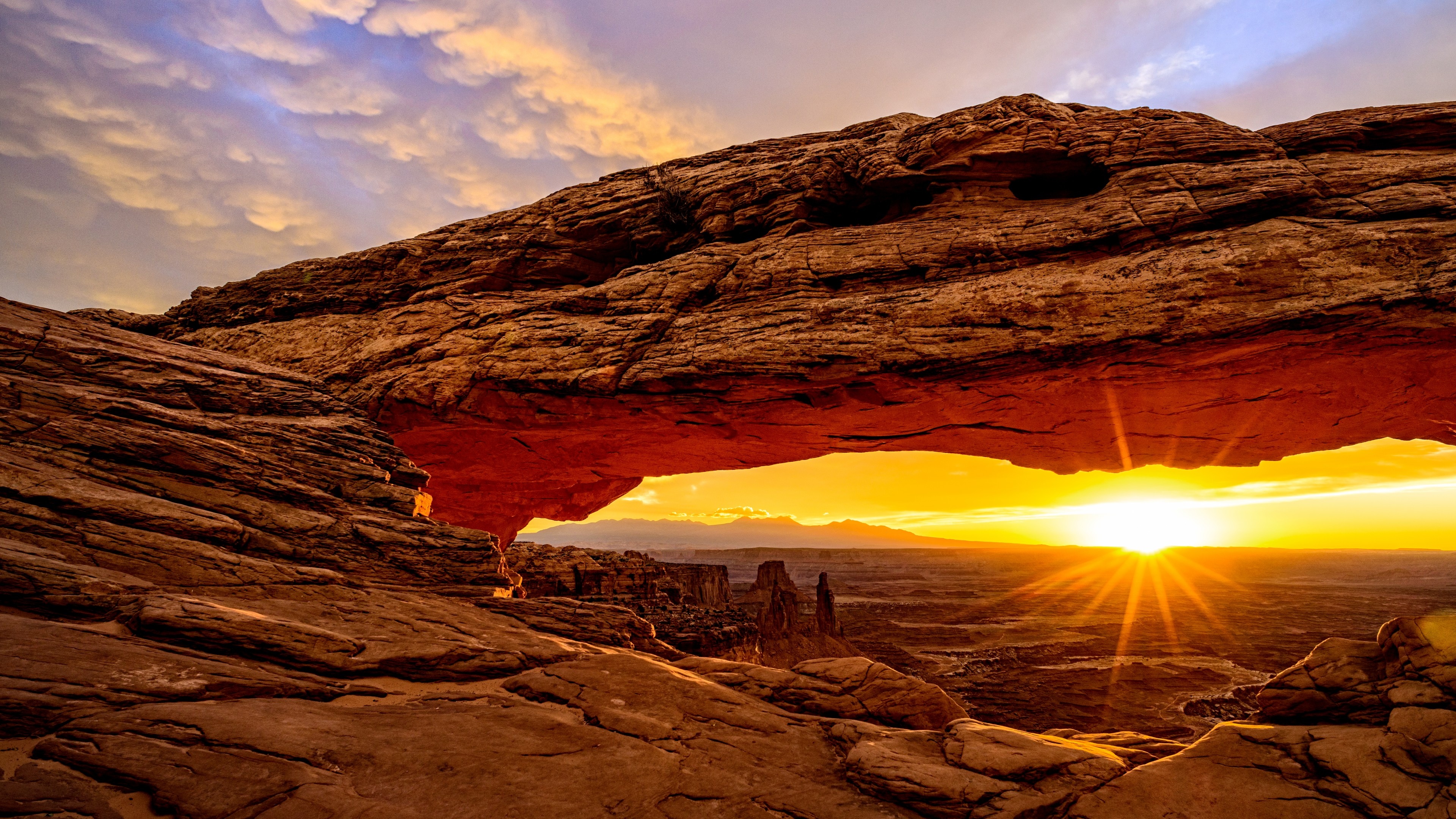 Utah travels, Mesa arch Utah, Mountains sunrise, 3840x2160 4K Desktop