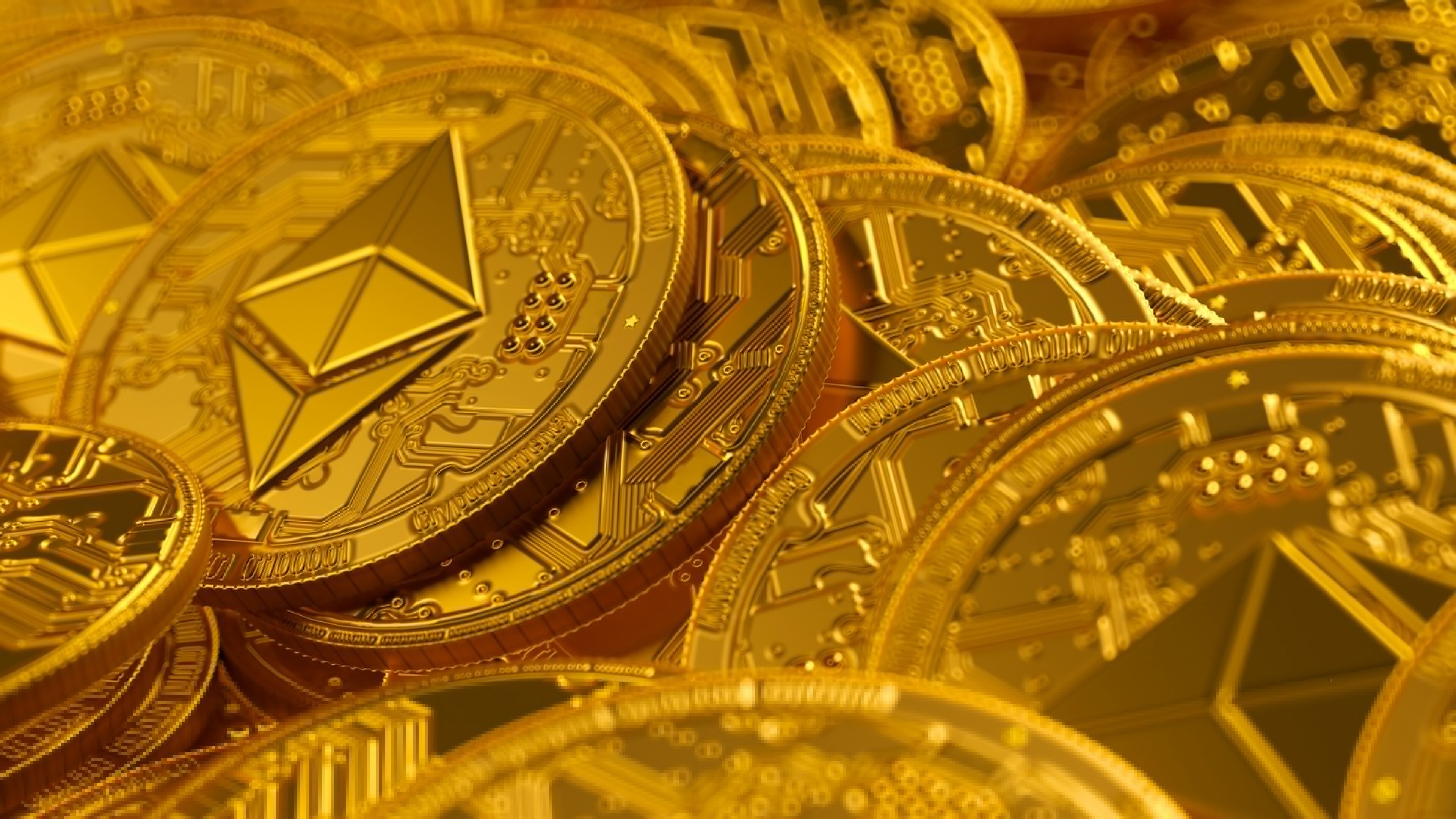 Ethereum coin, Digital gold, Cryptocurrency investment, Future of money, 3840x2160 4K Desktop