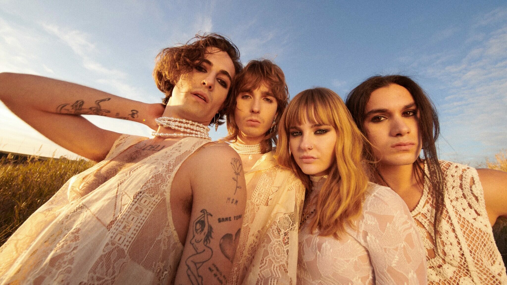 Maneskin band, Matilde Yen Neskin, Music success, Band information, 2050x1160 HD Desktop