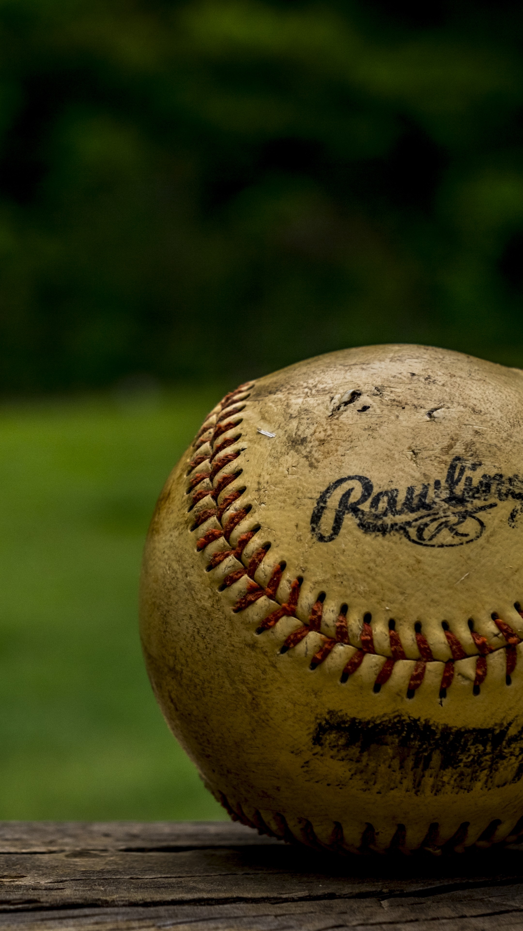 Baseball ball, 6K sport, Detailed texture, Sports equipment, 2160x3840 4K Phone