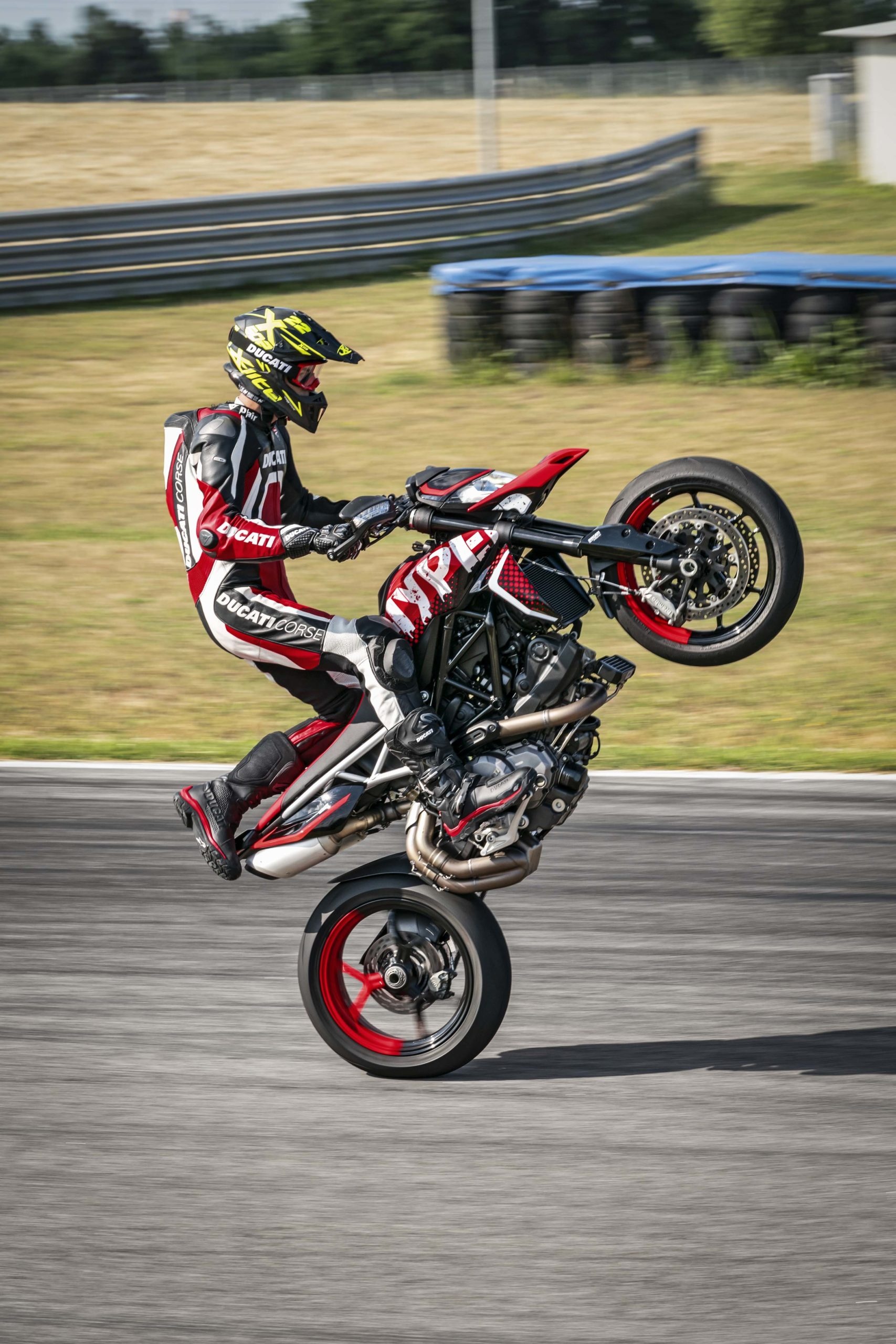 Wheelie, Ducati Hypermotard 950 Wallpaper, 1710x2560 HD Phone