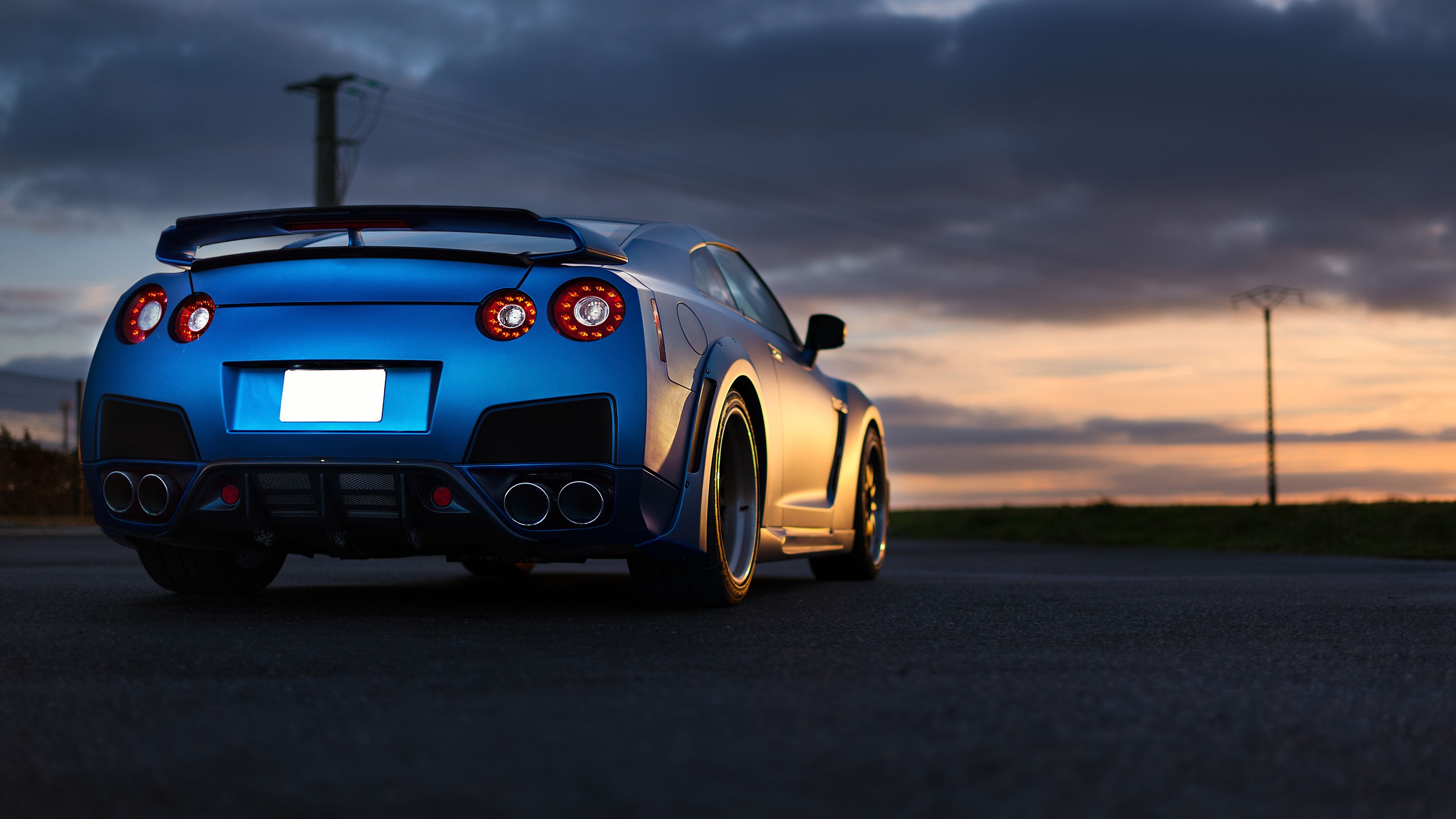Back View, GT-R Wallpaper, 3840x2160 4K Desktop