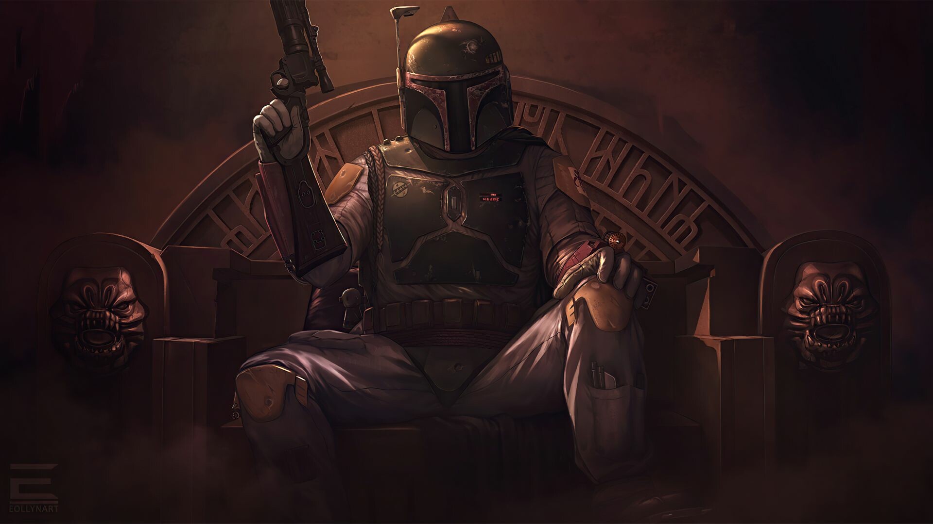The Book of Boba Fett TV Show, Top-quality backgrounds, 2021 releases, Must-have wallpapers, 1920x1080 Full HD Desktop