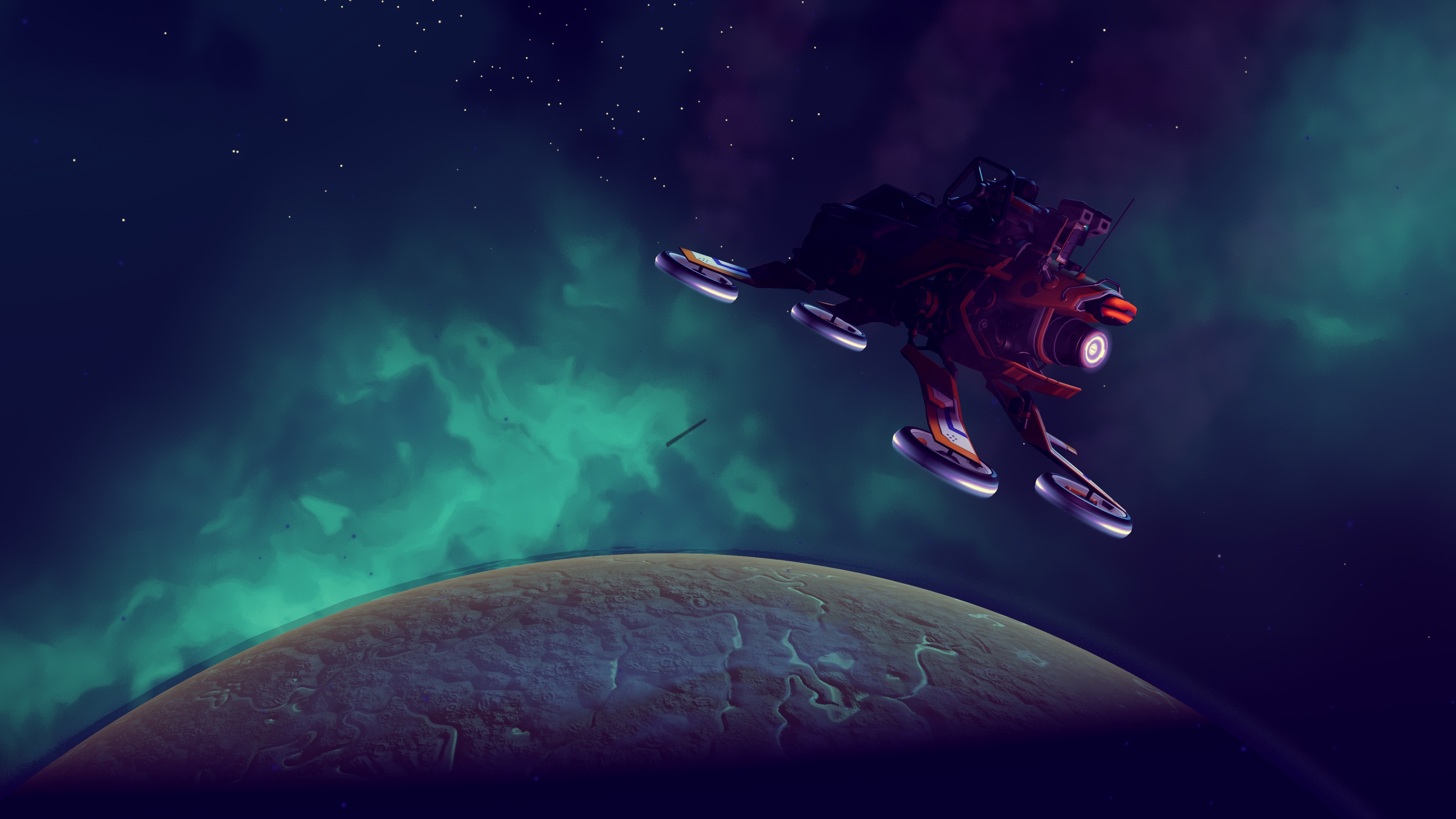 No Mans Sky, Infinite possibilities, Otherworldly creatures, Epic space travel, 3840x2160 4K Desktop