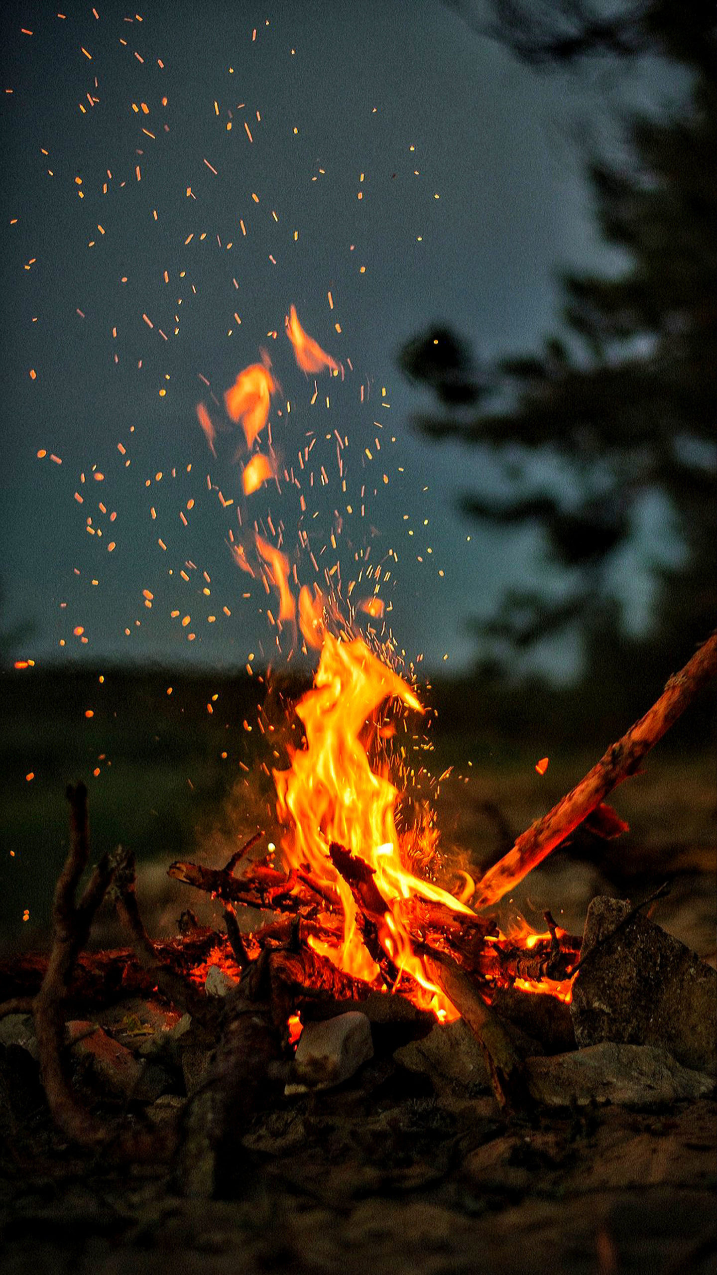 Outdoor, Flame Wallpaper, 1440x2560 HD Phone